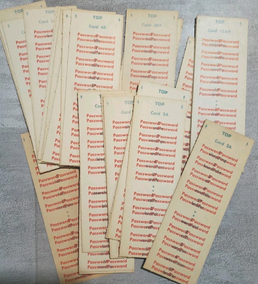 Vtg 1962 Milton Bradley Password Board Game Vol 2 #4260