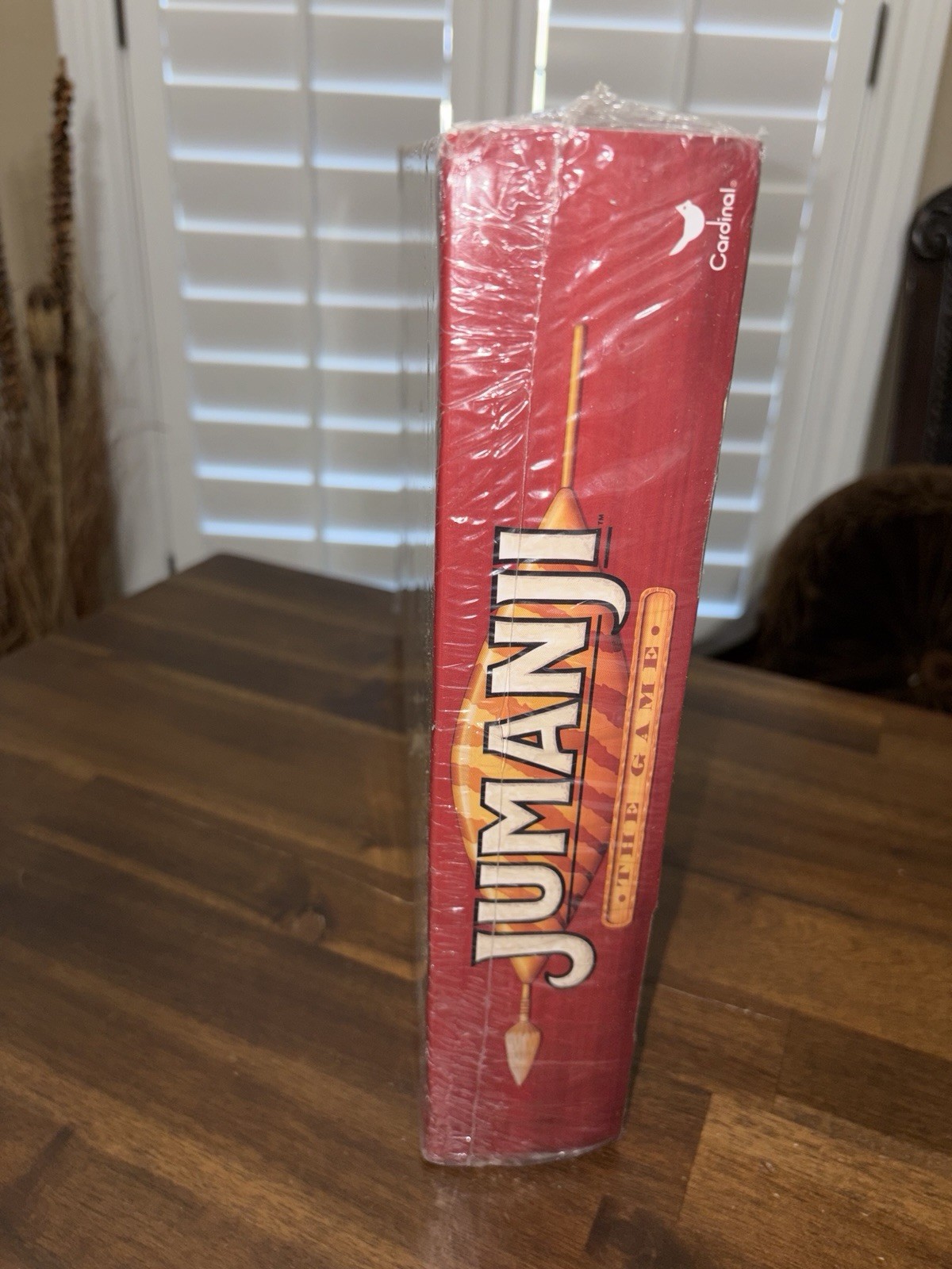 Jumanji the Game Real Wooden Box Edition of the Classic Adventure Board Game