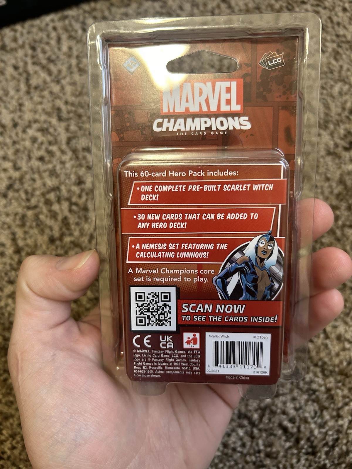 Marvel Champions LCG Scarlet Witch Hero Pack