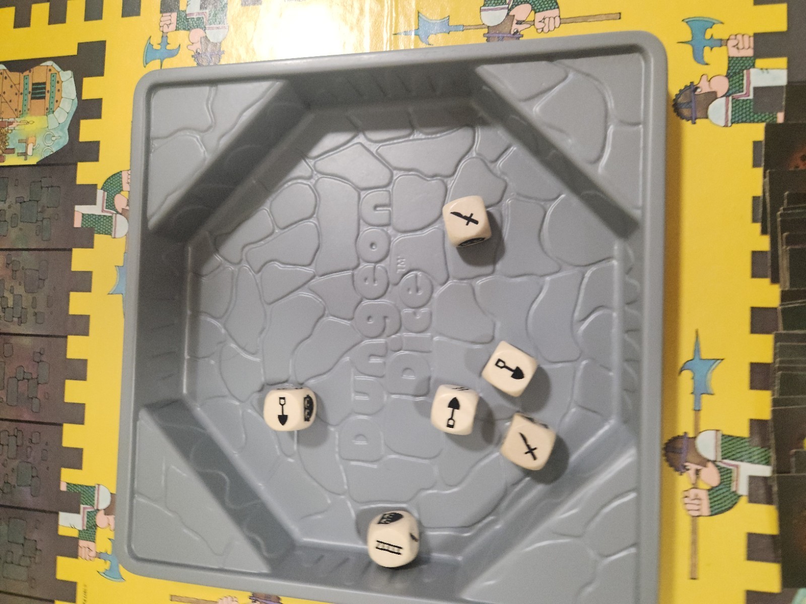 Vintage 1977 Dungeon Dice Board Game Parker Brothers