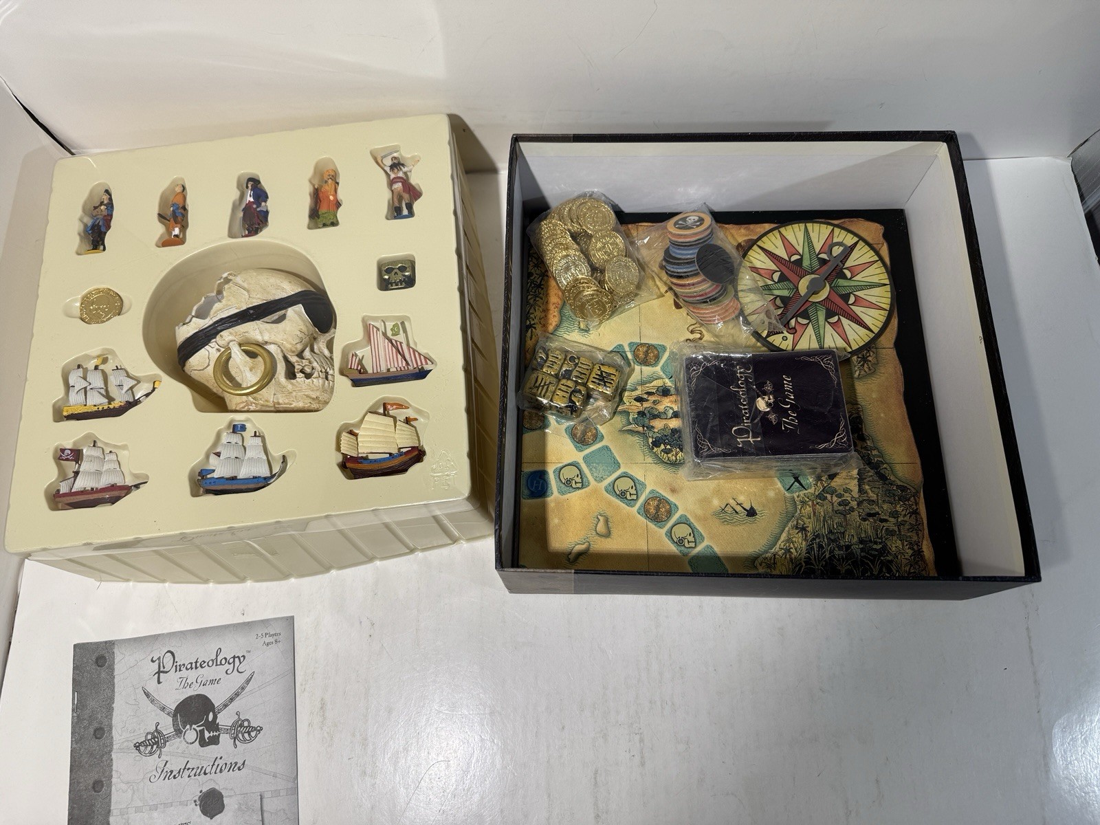 Pirateology Board Game 2007 Sababa Toys Skull Treasure Hunting New Open Box