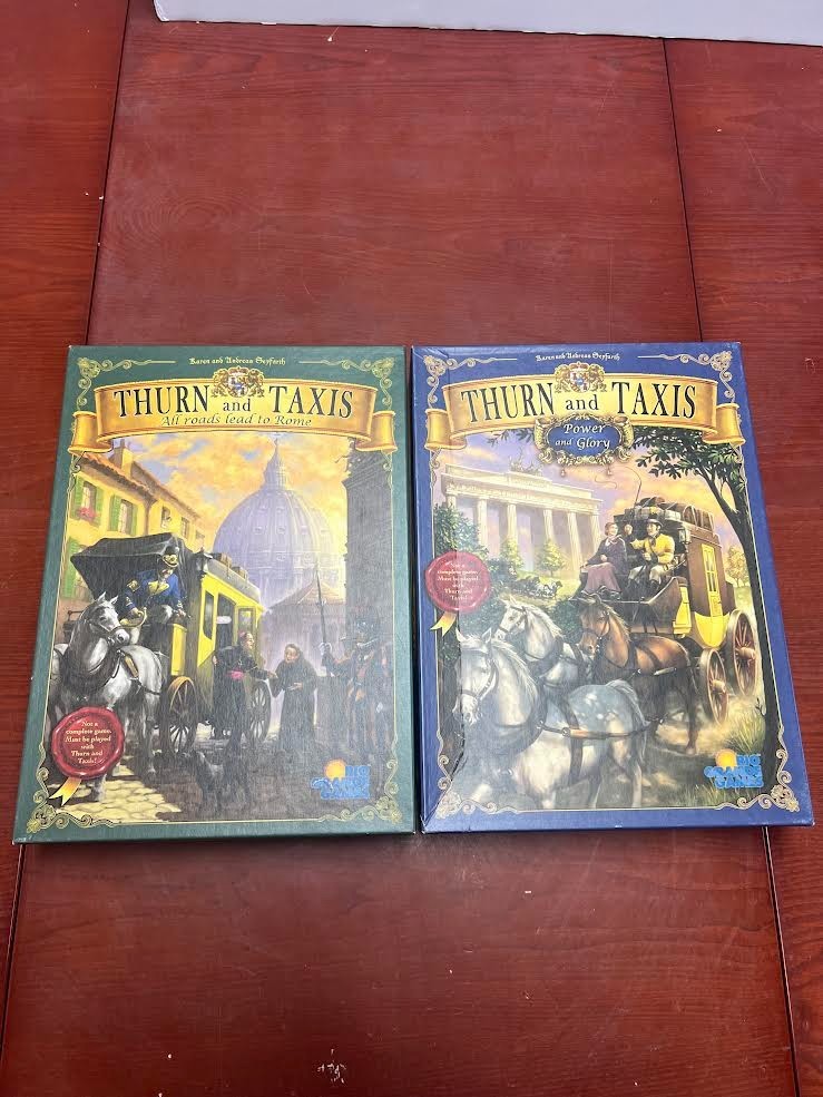Power and Glory + All Roads Lead to Rome Thurn and Taxis Expansions Rio Grande