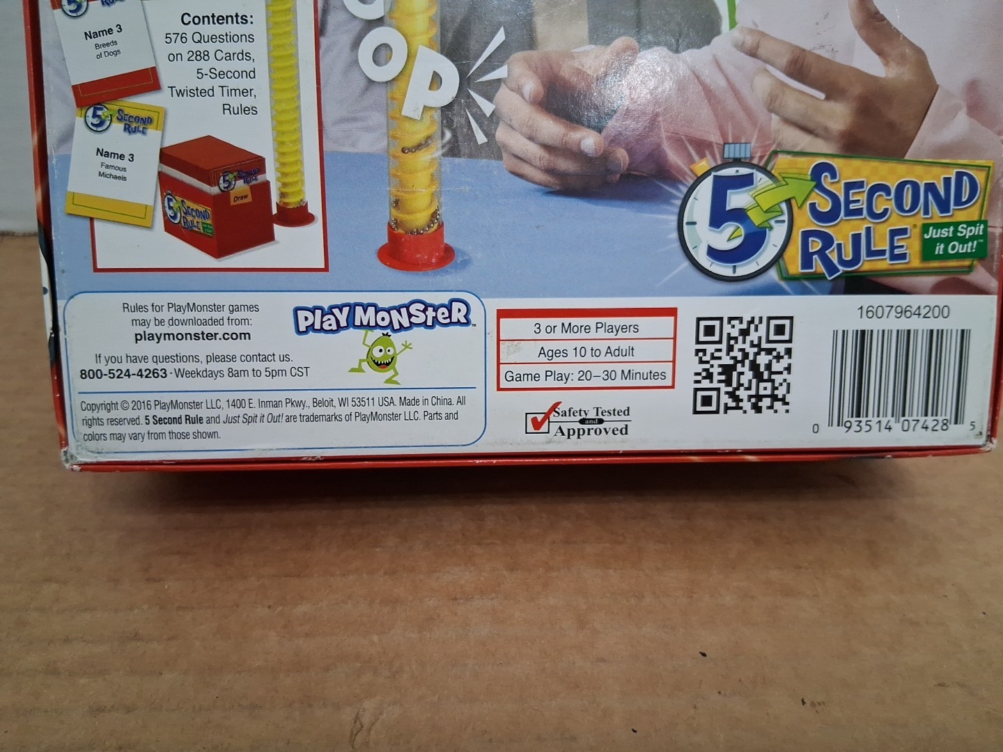 5 Second Rule Game, Just Spit it Out age 10+ Family Game Complete