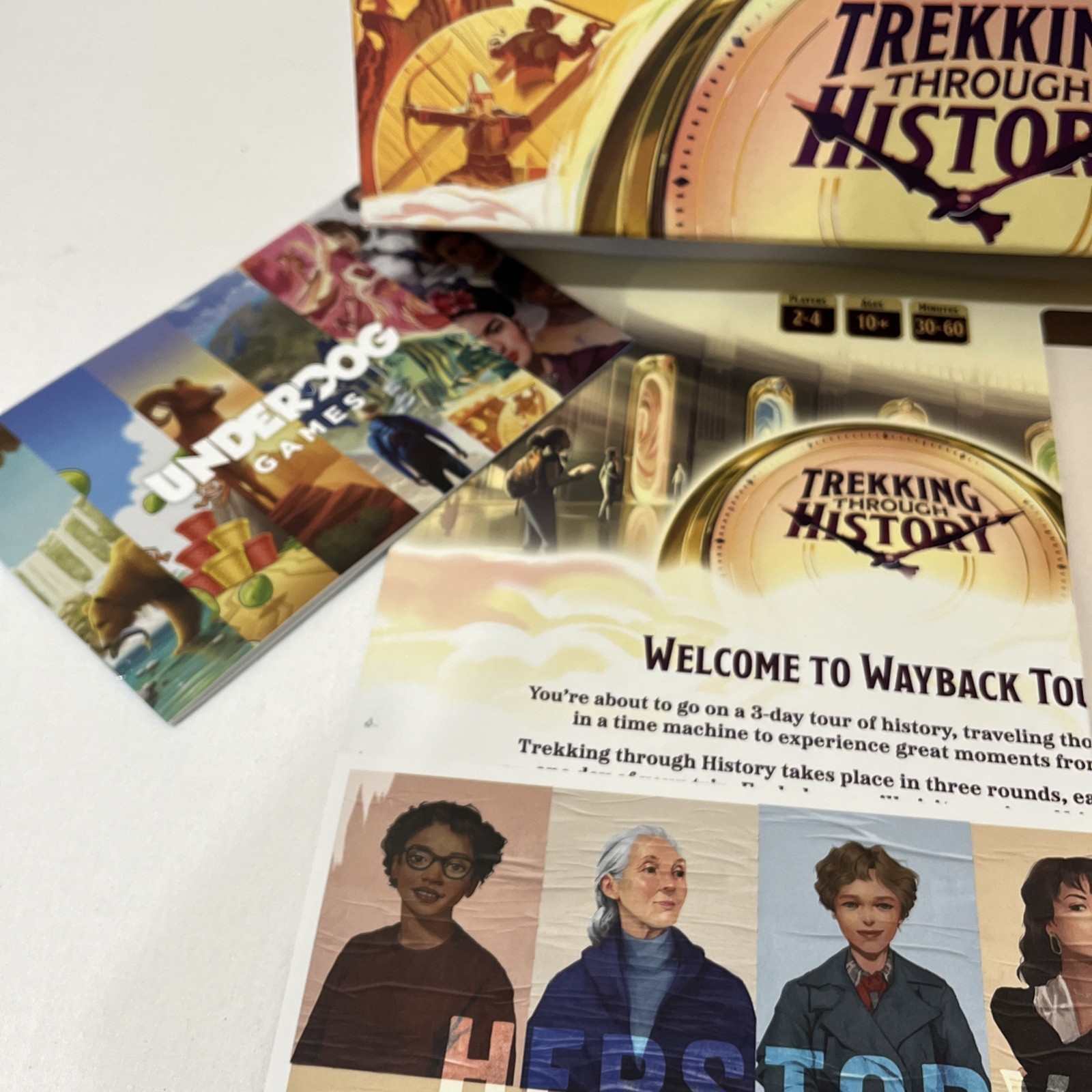 TREKKING THROUGH HISTORY + TIME WARPS Expansion Board Game 100% COMPLETE 2022
