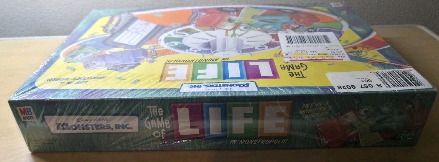 Disney Pixar Monsters, Inc. Edition The Board Game Of LIFE In Monstropolis New