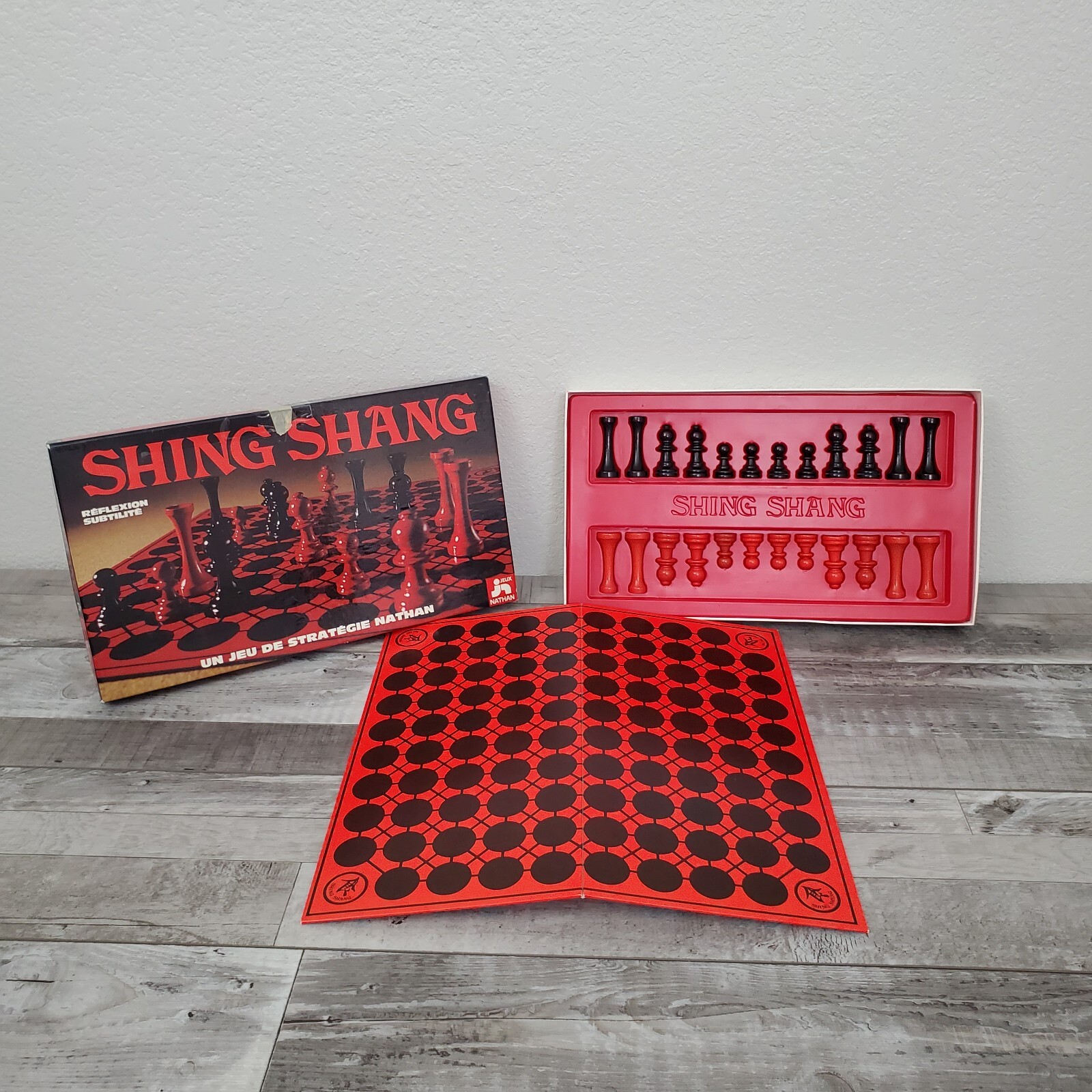 Vintage 1977 Nathan Shing Shang Two-Player Abstract Strategy Tactical Board Game