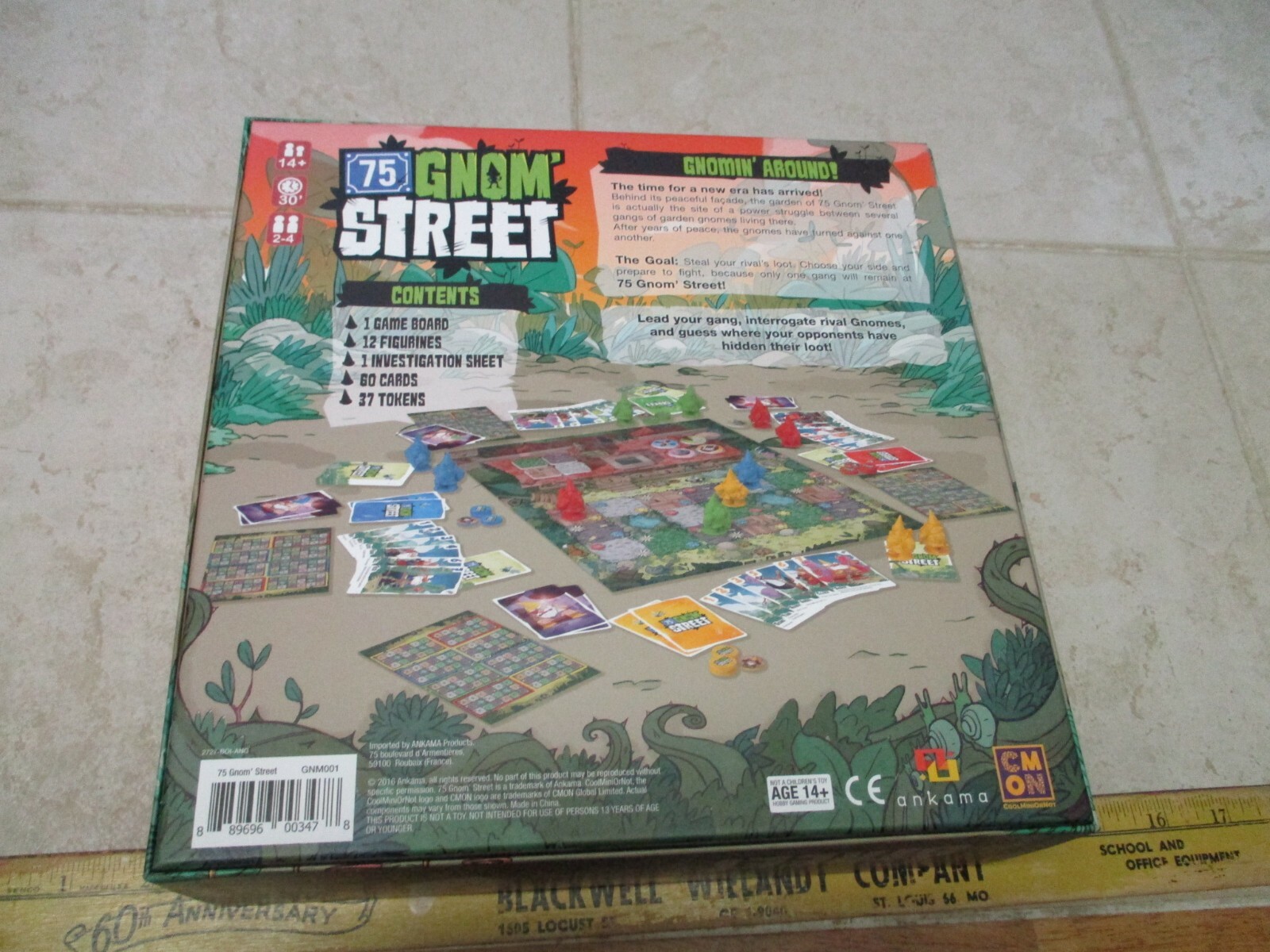 75 Gnom’ Street Cmon Ankama Board Game Gnomes