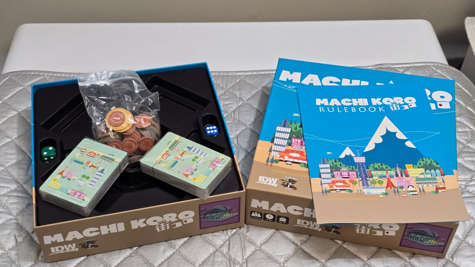 Machi Koro Board Game 2017 Pandasuarus Games – New Open Box