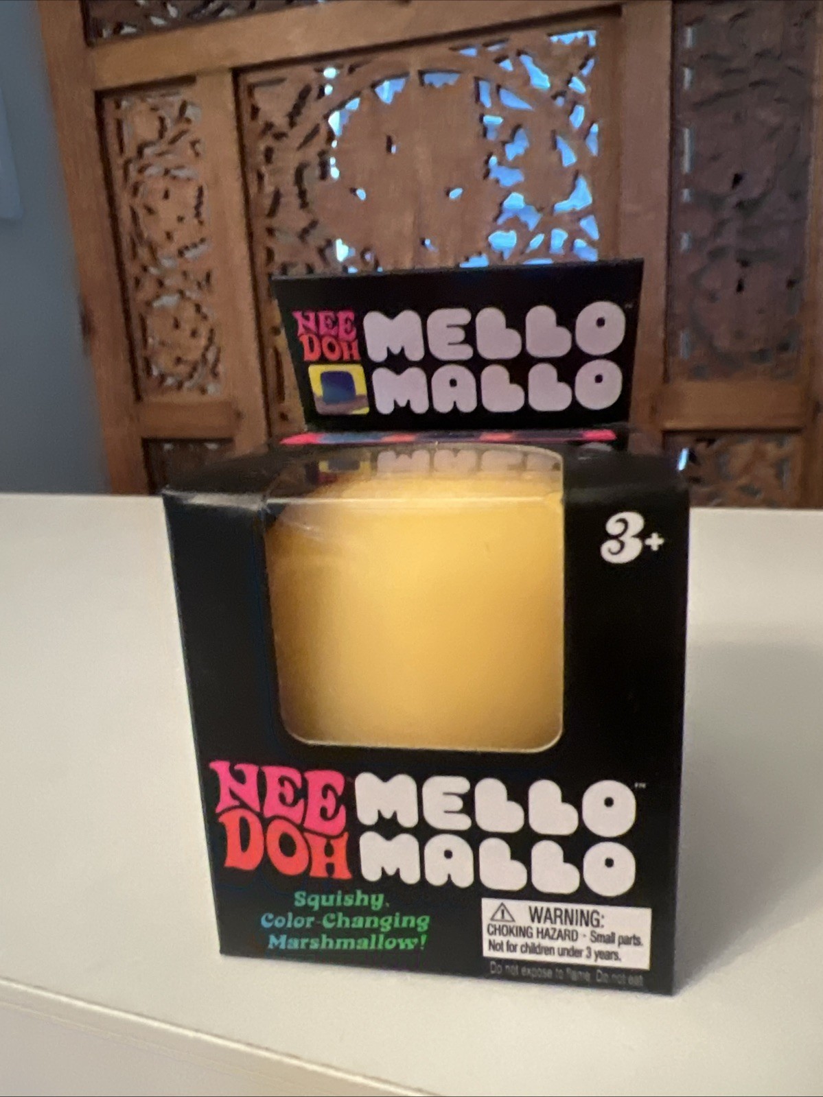 Nee Doh Mello Mallo TRIO x3 Color Changing Marshmallow Schylling Sealed Box NEW