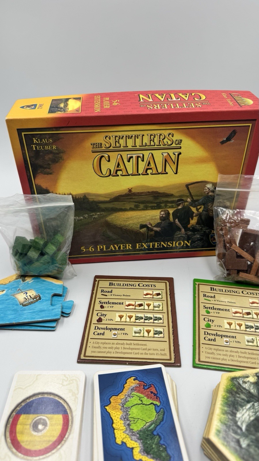 The Settlers of Catan 5-6 Player Extension Mayfair Games #3062 Expansion Sealed