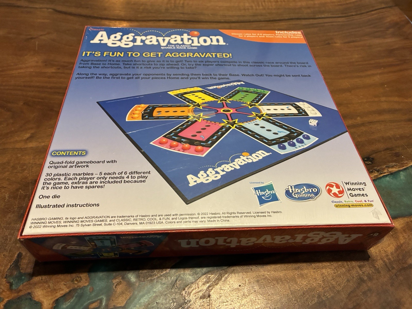 Aggravation Board Game – Family Game Night Kids & Adults Original Retro Classic