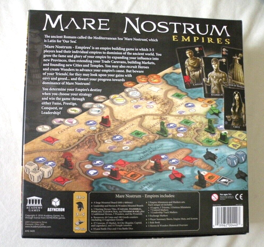 Mare Nostrum Empires Academy Games AYG 5420 2016 NIB