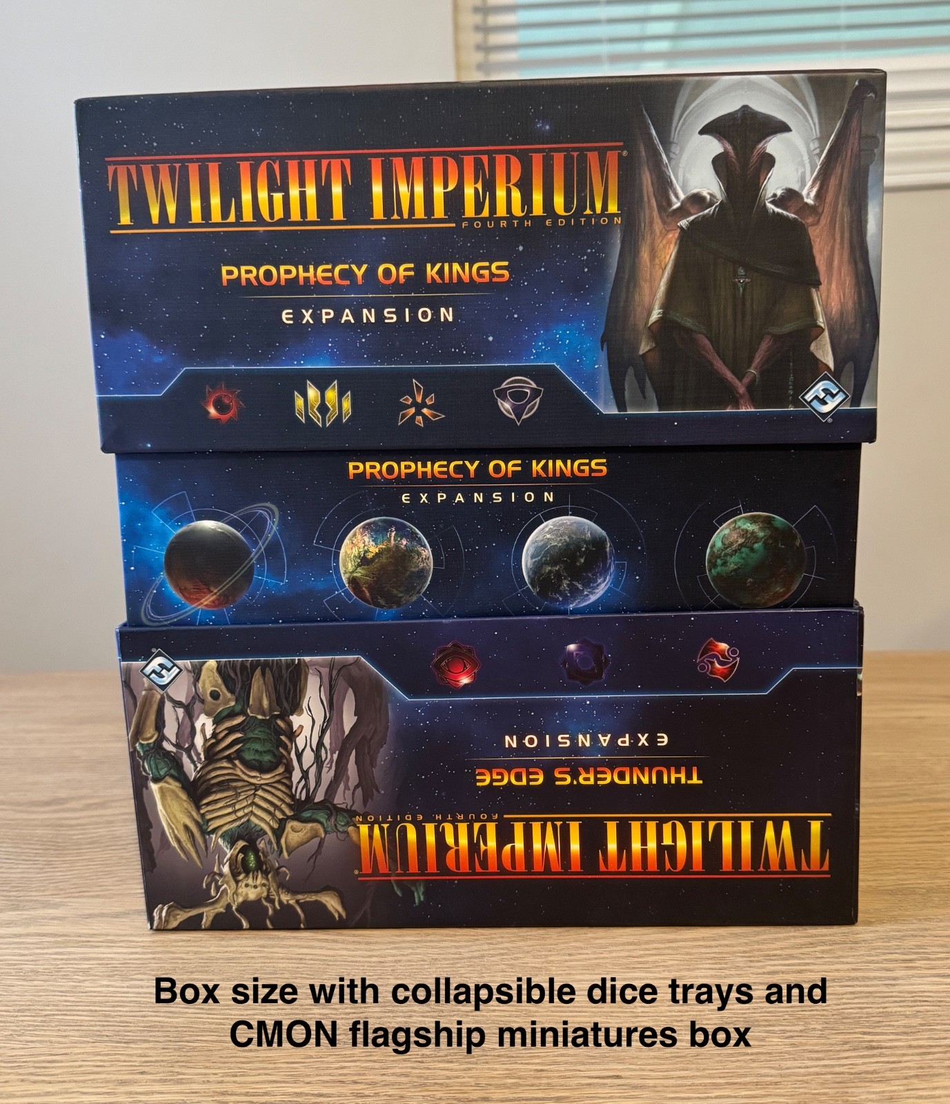 Organizer Inserts for Twilight Imperium 4 + Prophecy of Kings + Thunder’s Edge