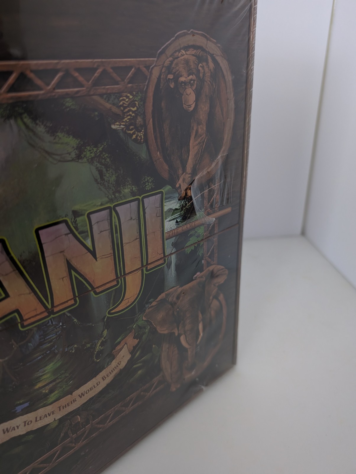 Jumanji The Game in a Real Wooden Box Edition Adventure Board Game – Sealed