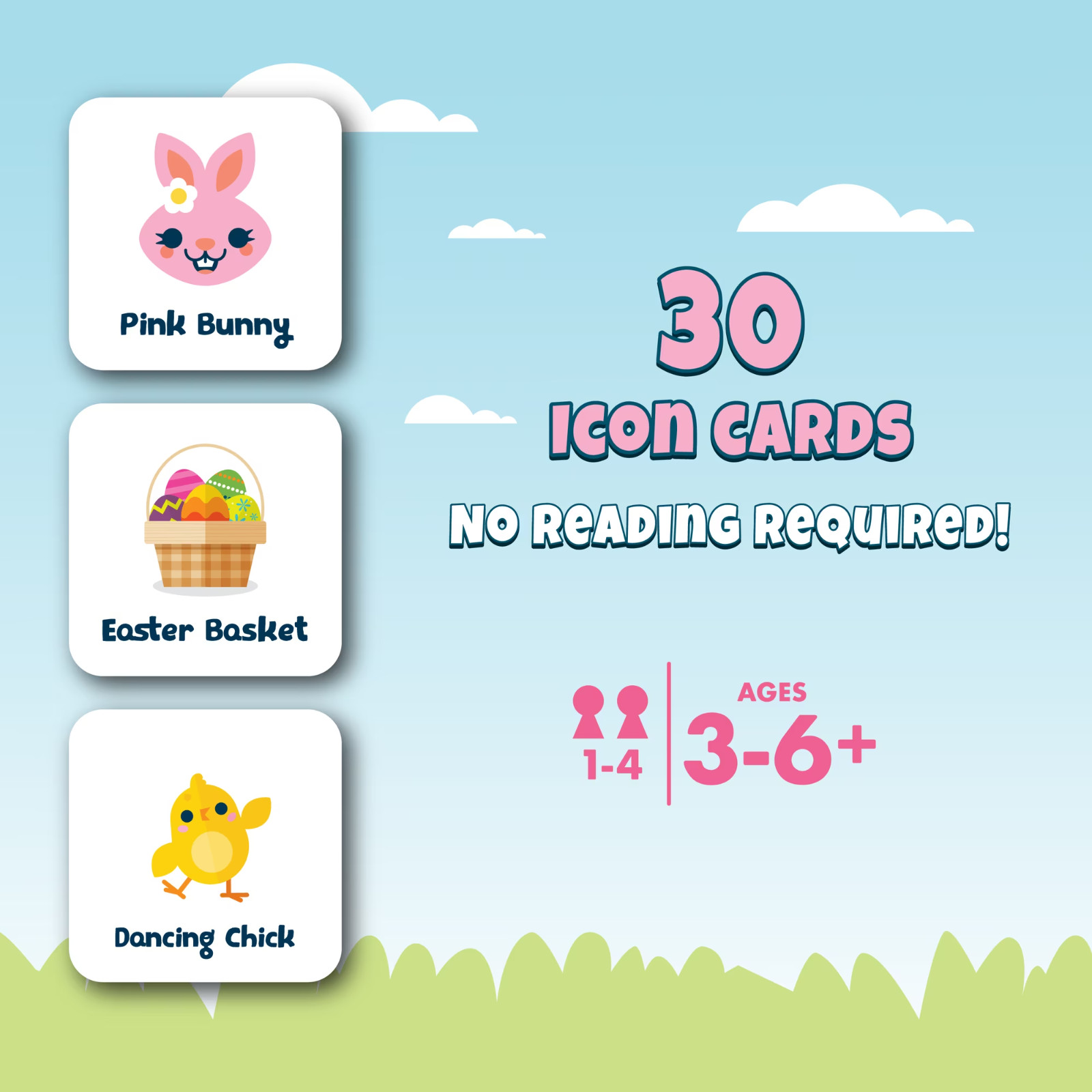 NEW Chuckle & Roar Easter Bingo Game Kids Ages 3+ Family Preschool Fun Gift
