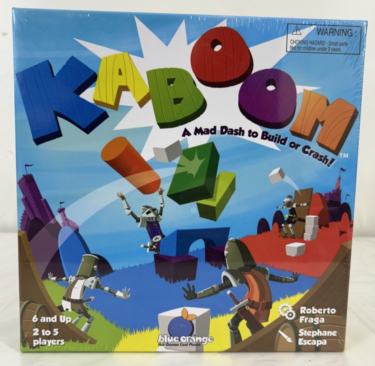 NEW Sealed KABOOM Dexterity Board Game Blue Orange Huch! 2016 6+ 2-5 Players S1