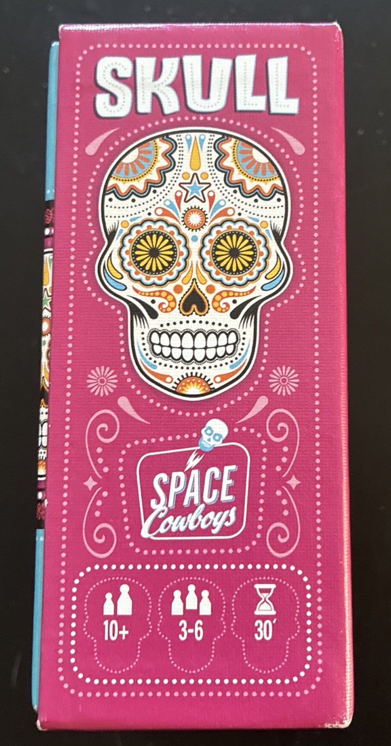Skull Place, Bid, Bluff Card Game Space Cowboys Made In Poland SCSK02EN COMPLETE