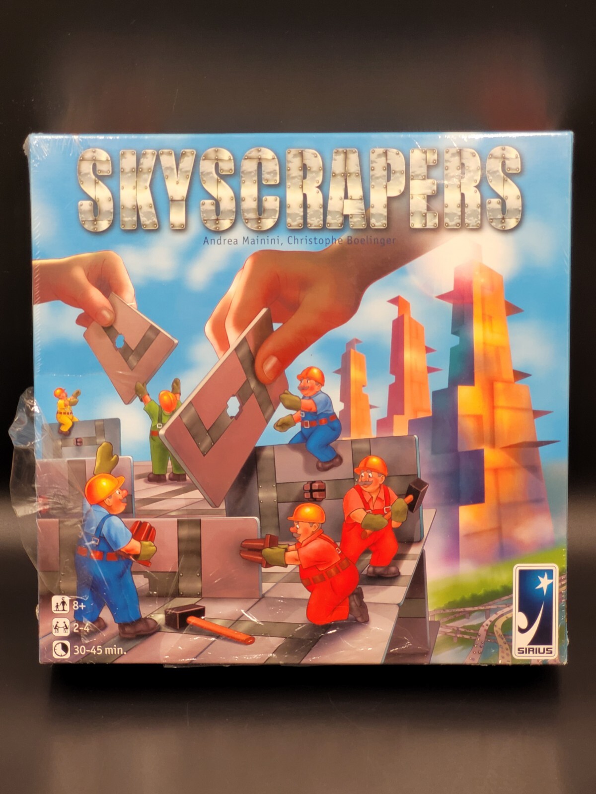 Skyscrapers Boardgame Sirius Strategy Construction Family Play Building