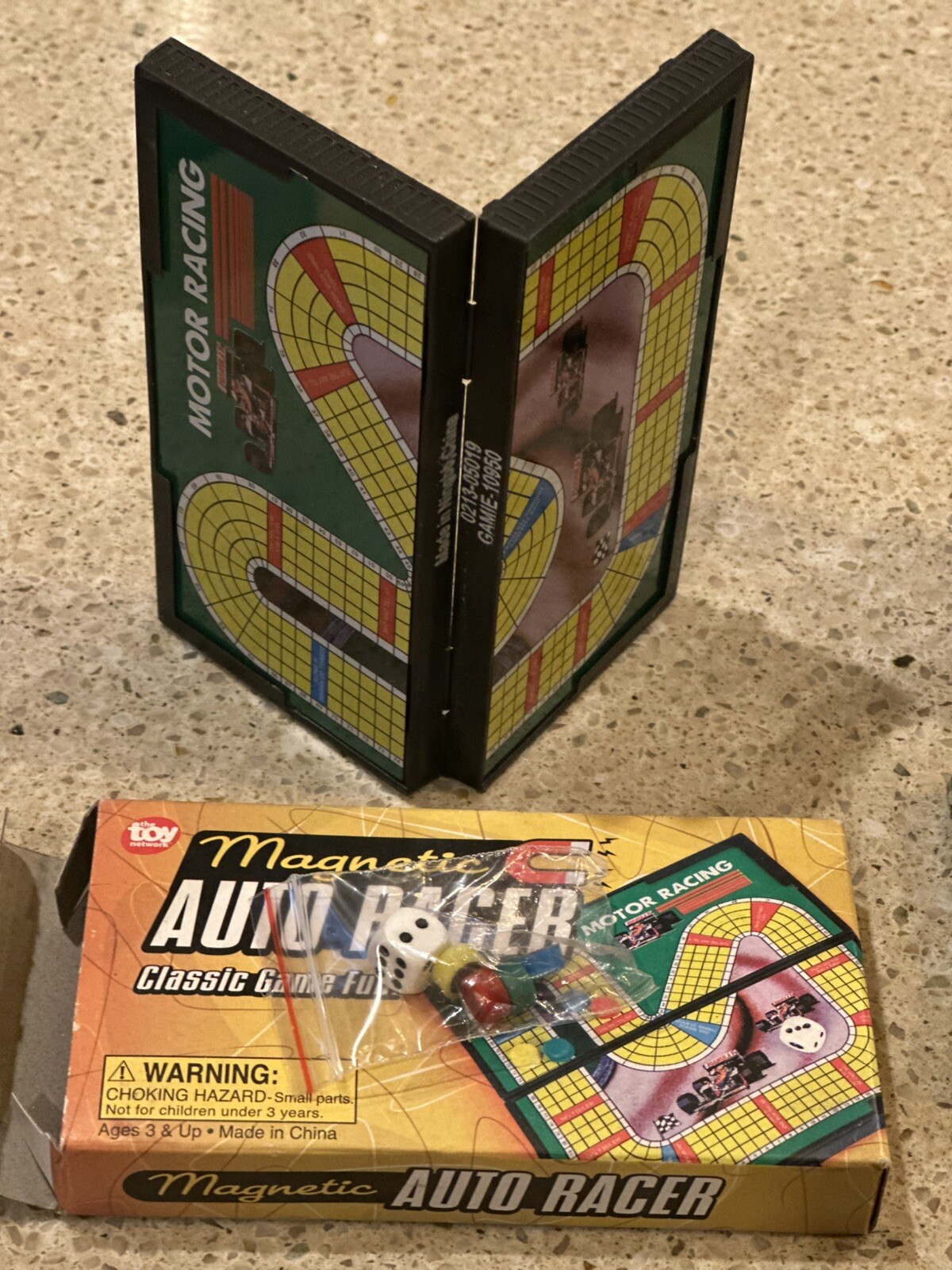 The Toy Network Magnetic Mini Games Travel Games/Backgammon/Racer/Ludo/Solitaire