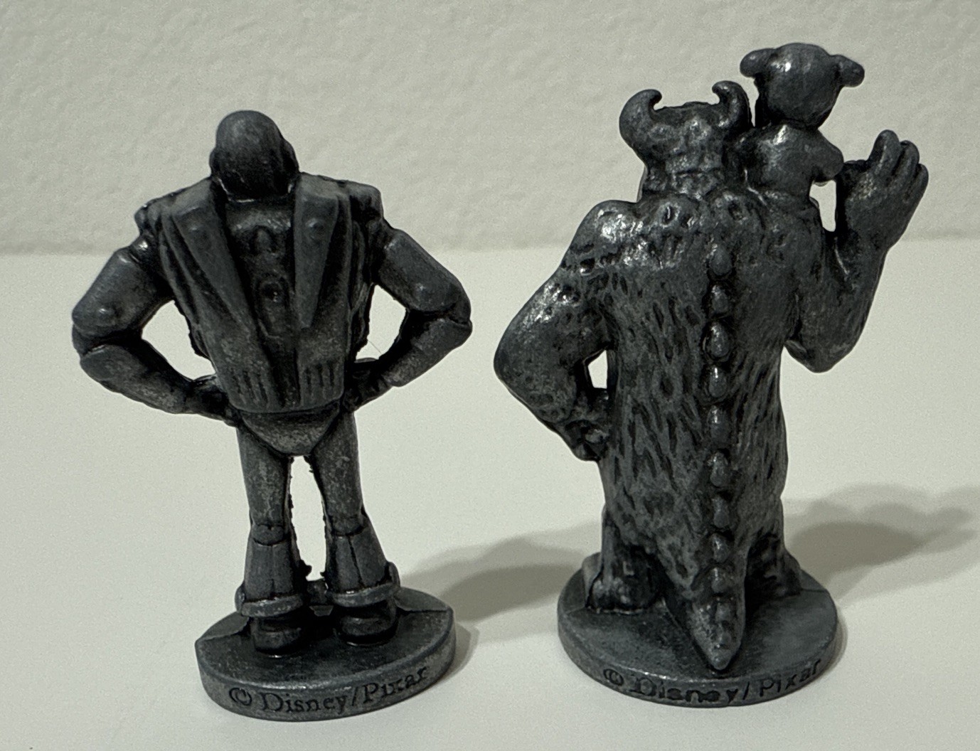 Disney Pewter Figurines Tokens Monopoly Pixar Edition Board Game Scully Buzz 2pc