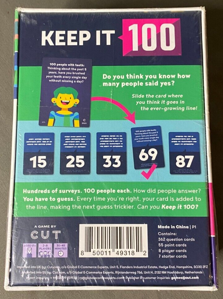 Keep it 100 The Game- Sealed- Never Played!!!