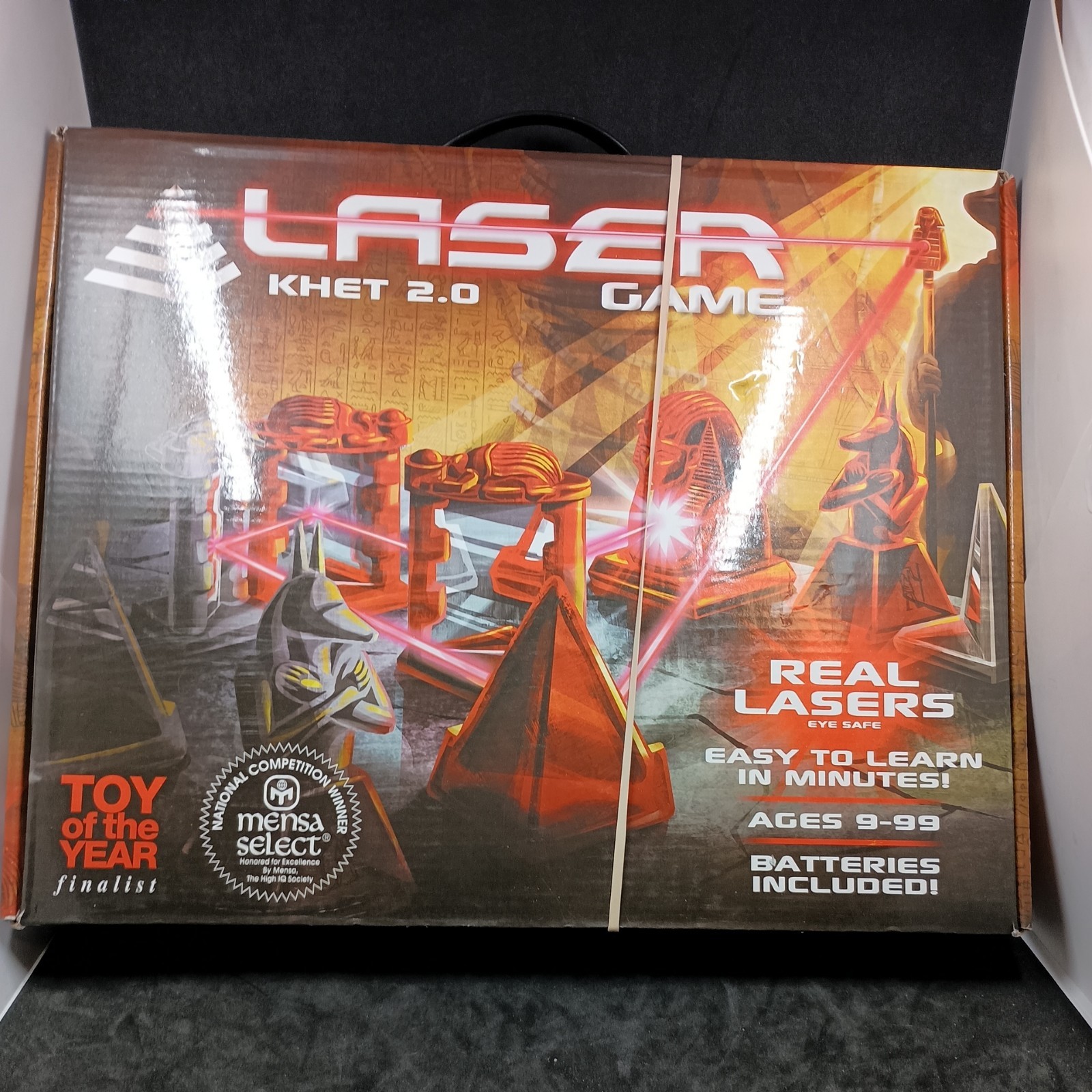 Laser Khet 2.0 Board Game Innovention Toys Strategy Mensa Award – COMPLETE