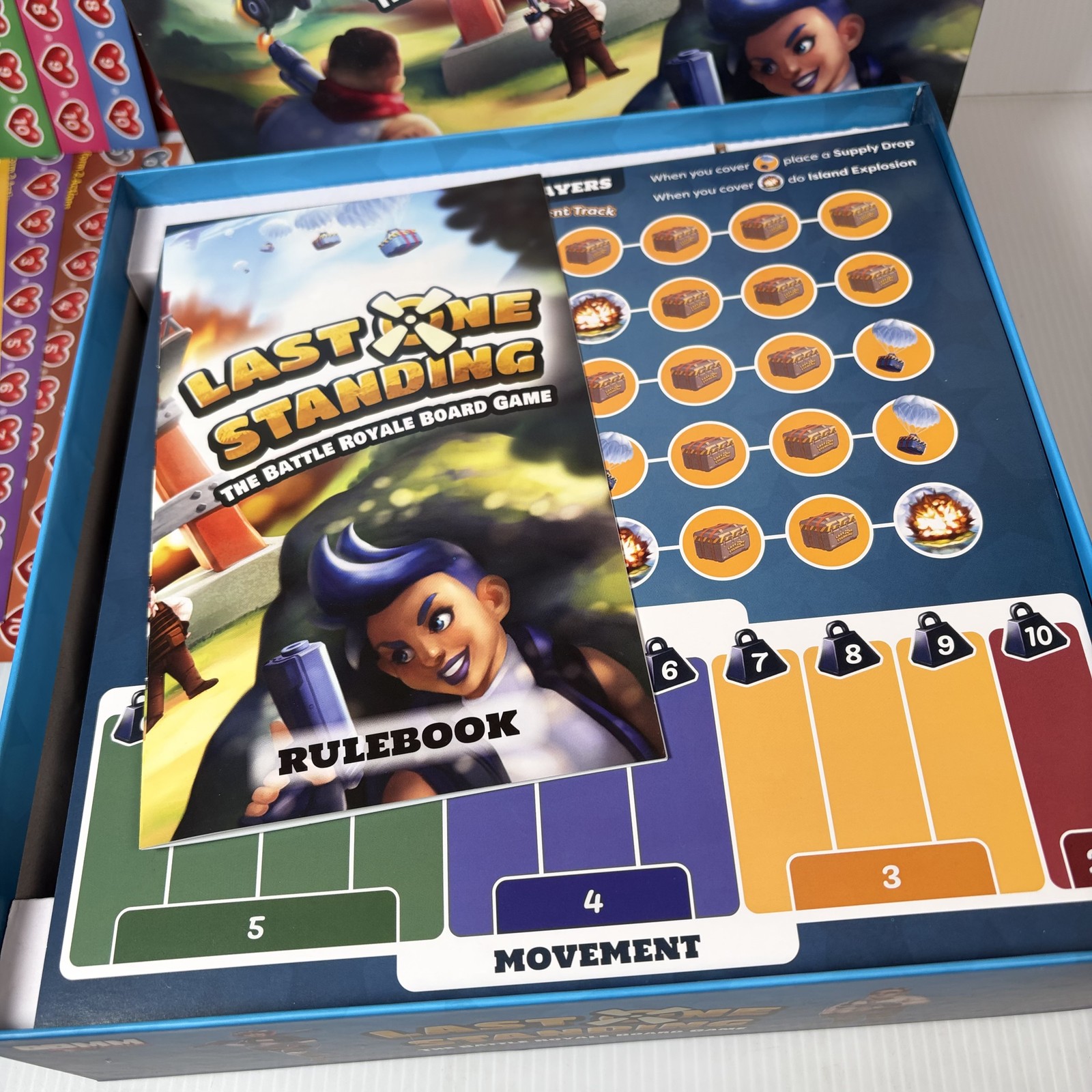 Last One Standing The Battle Royale Board Game OOMM Games 2nd Edition Complete