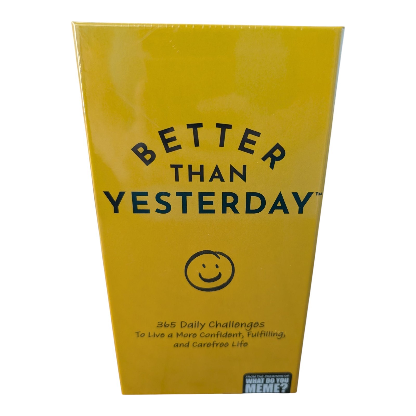 Better Than Yesterday 365 Daily Challenges Life Fullfilling Game Meme NEW Sealed