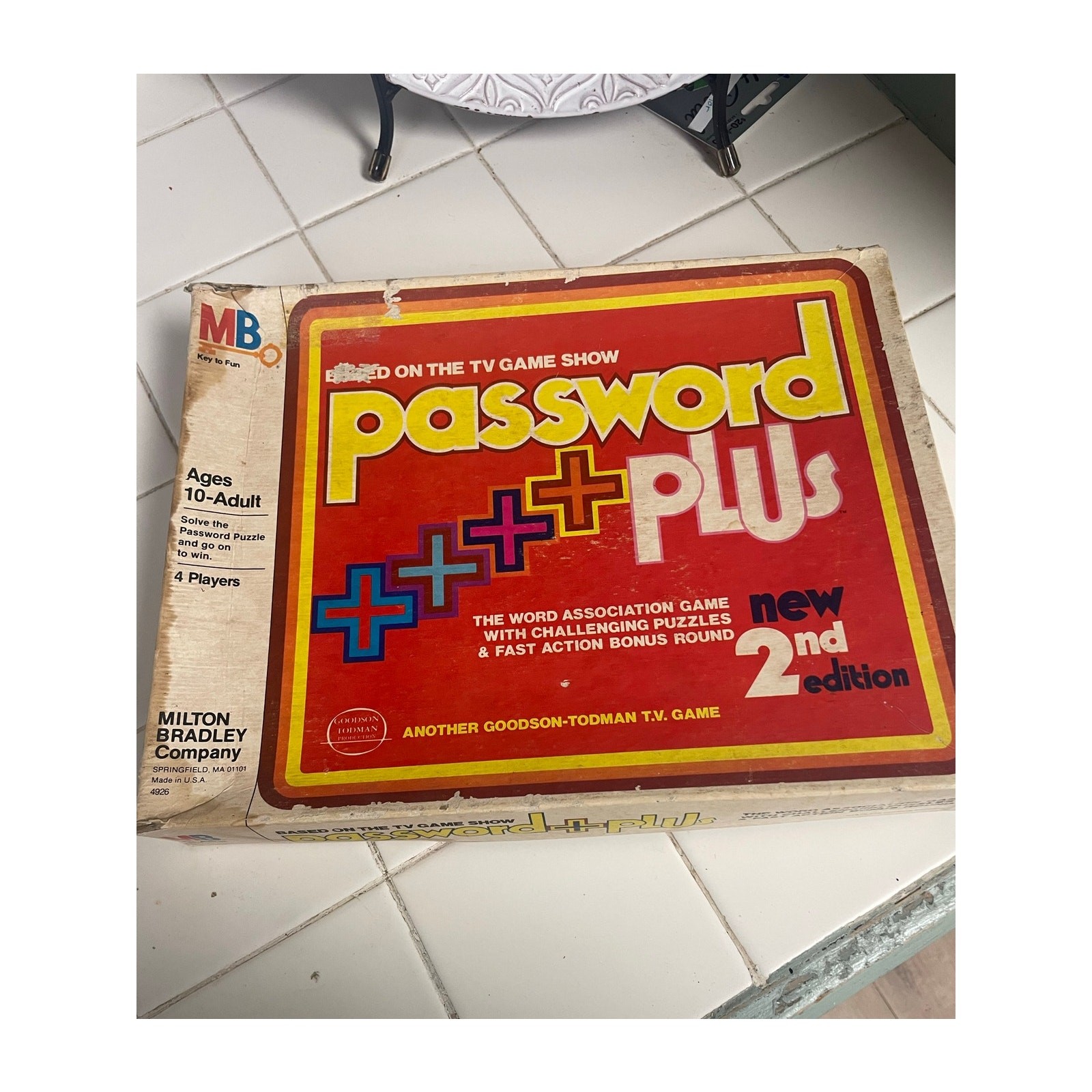 Vintage Password Plus 2nd Edition 1978 by Milton Bradley Based On TV Game Show