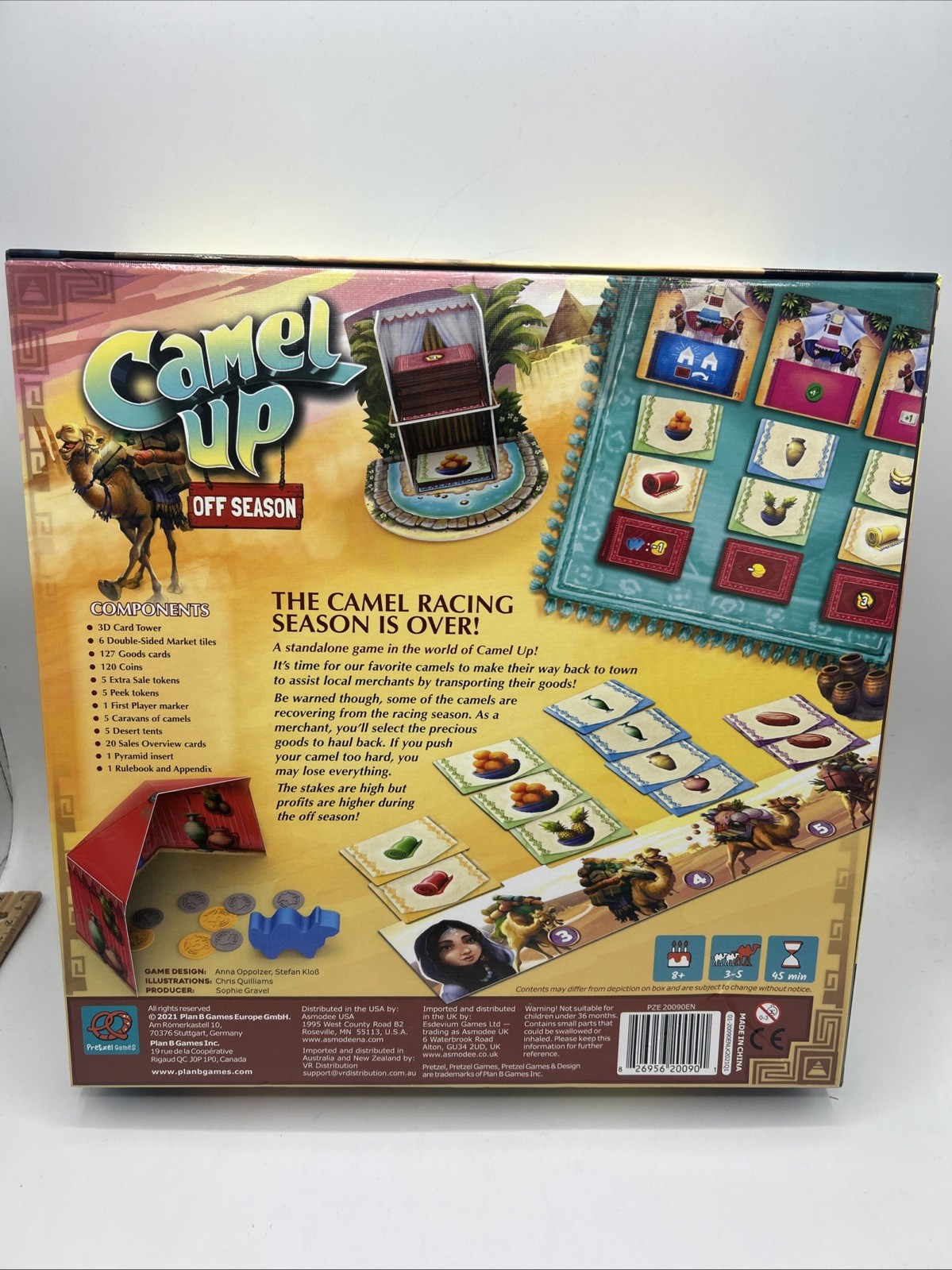 Camel Up Off Season Board Game – Pretzel Games Family Party 2021 – Complete