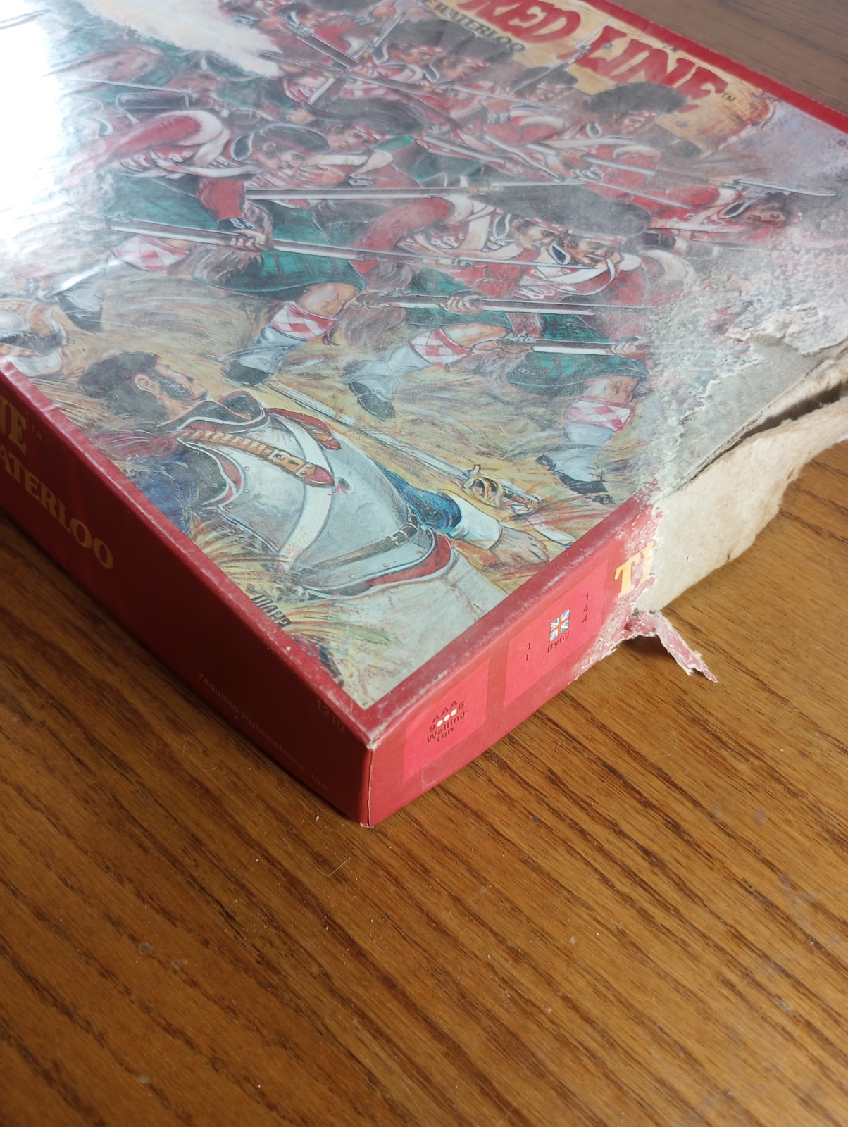 Yaquinto The Thin Red Line Battle of Waterloo Napoleon 1815 strategy game Poor