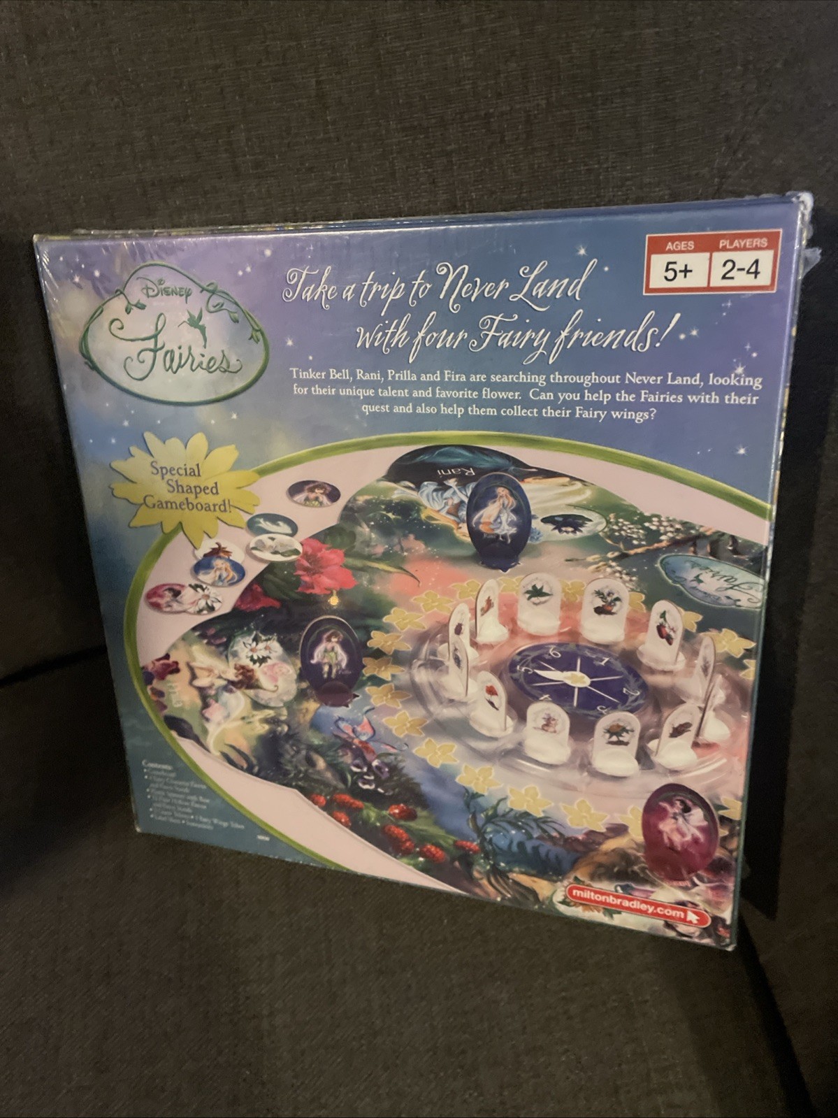 Disney Fairies Board Game Milton Bradley Tinker Bell Kids Game Ages 5+ Sealed