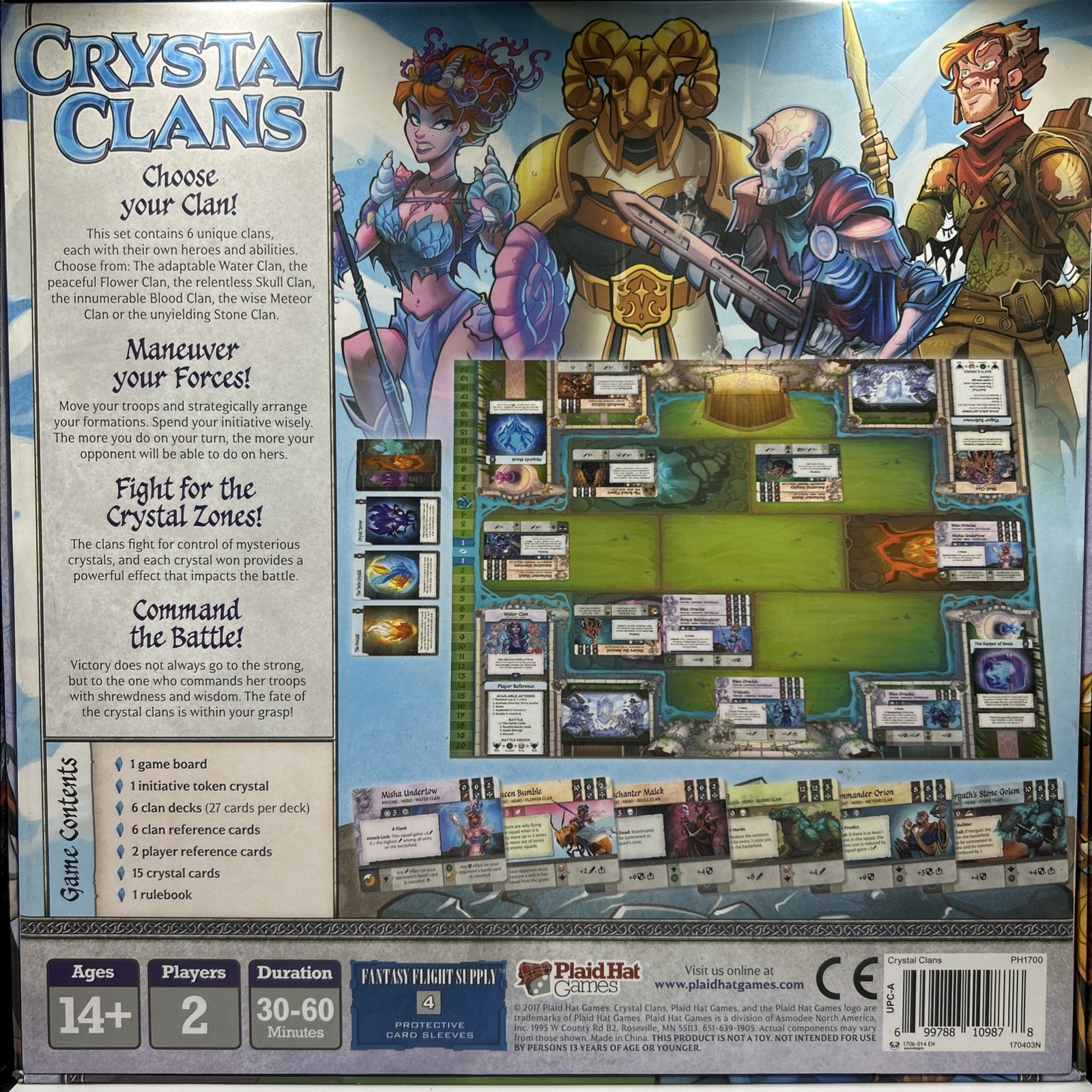 Crystal Clans Board Game Plaid Hat Games 2017 – Complete