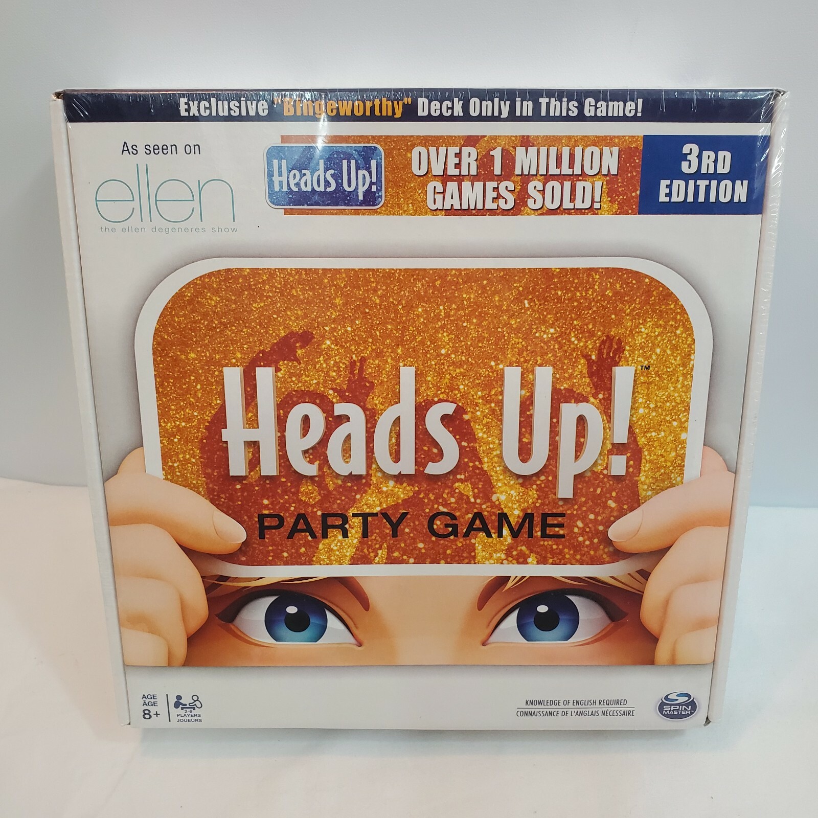 Ellen Heads Up 3rd Edition Game New Party Game Spin Master