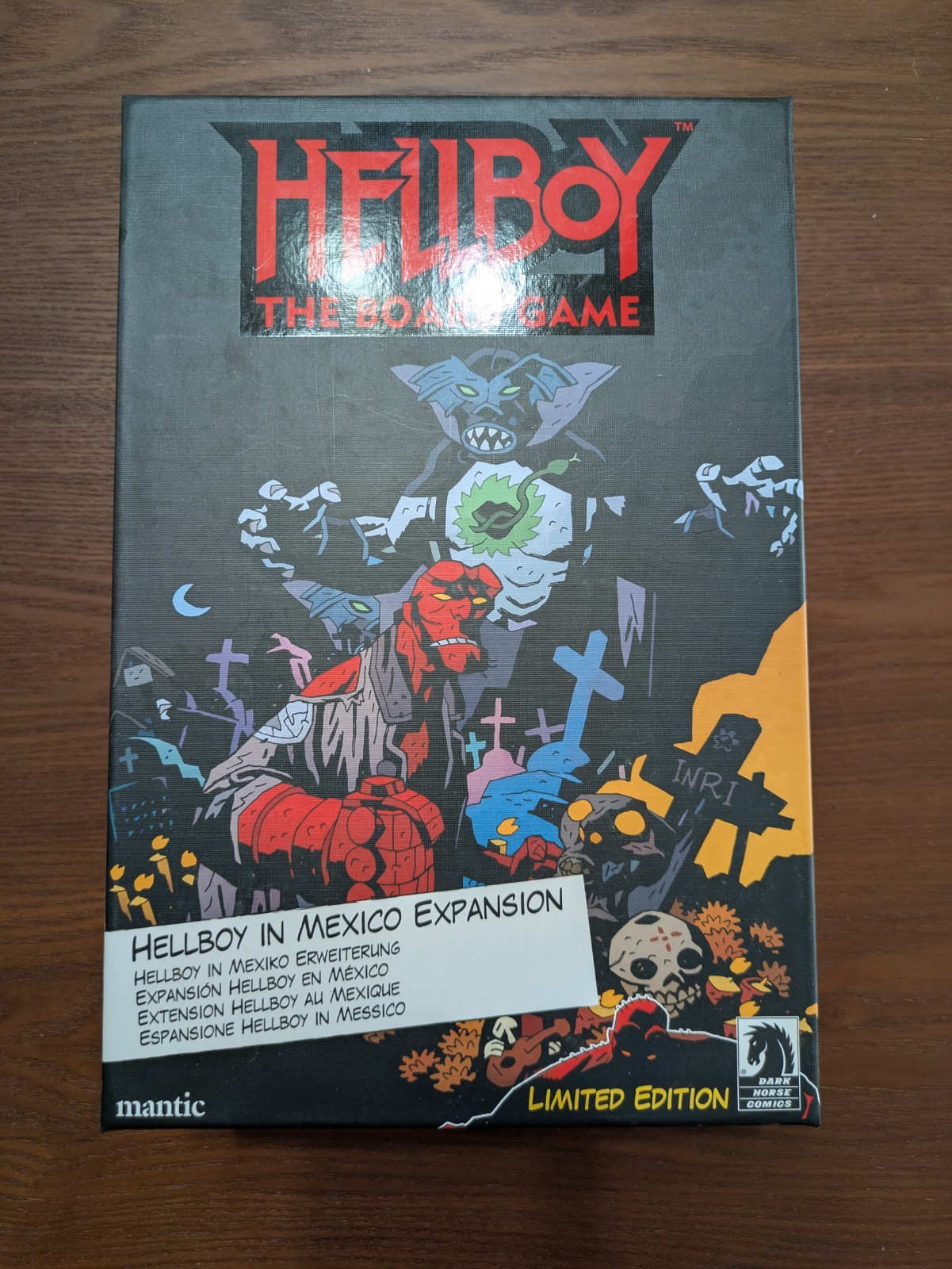 Hellboy in Mexico Expansion – LIMITED EDITION Opened, Unused, Punchboards Intact