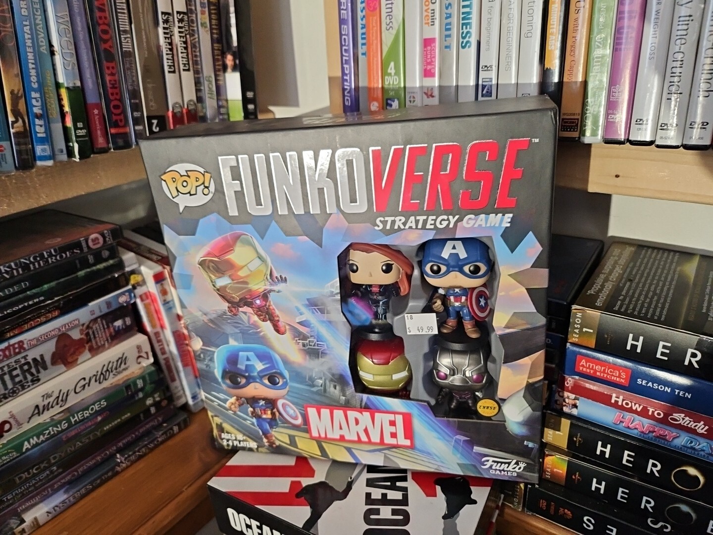 Funko Pop Games FUNKOVERSE MARVEL CHASE 100 4-Pack Strategy Game