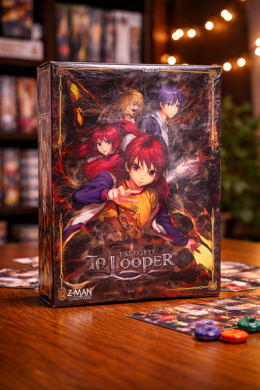 Tragedy Looper Board Game Z-Man Games Strategy Anime Mystery New Sealed