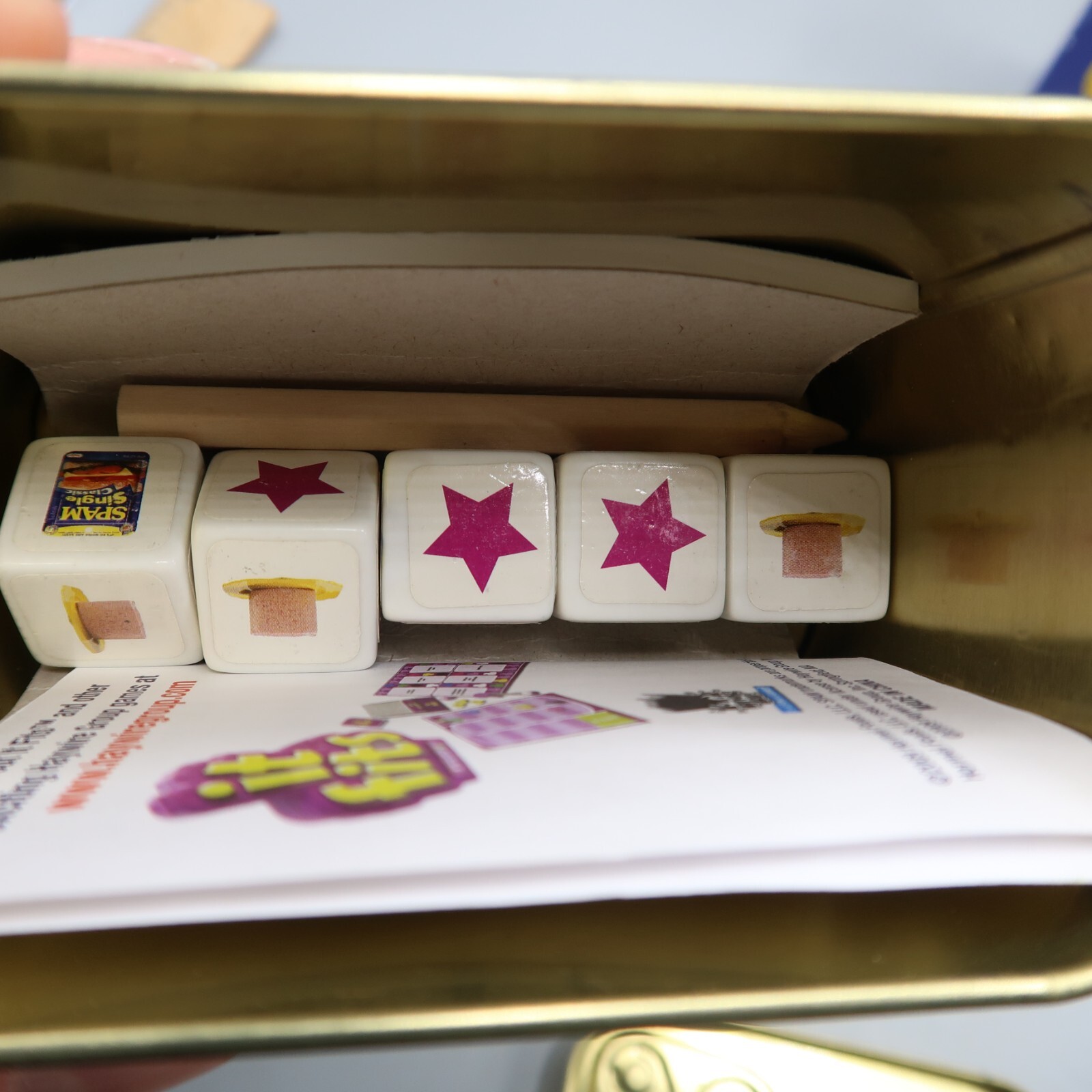 Game Lot Spam Dice, Quick Pix, Left Rright Center , Smart Ass, Rook Family Fun