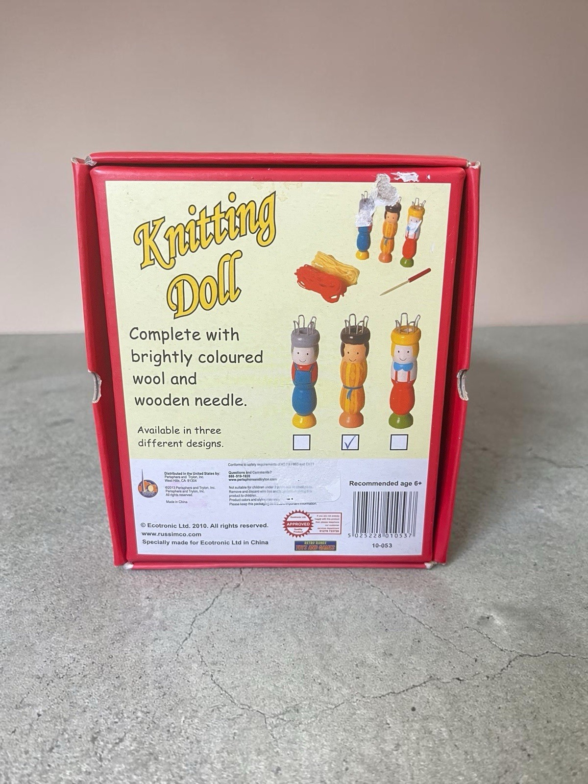 KNITTING DOLL-Keeps Our Little Ones Busy-With Wool And Wooden Needle-6+ Age.