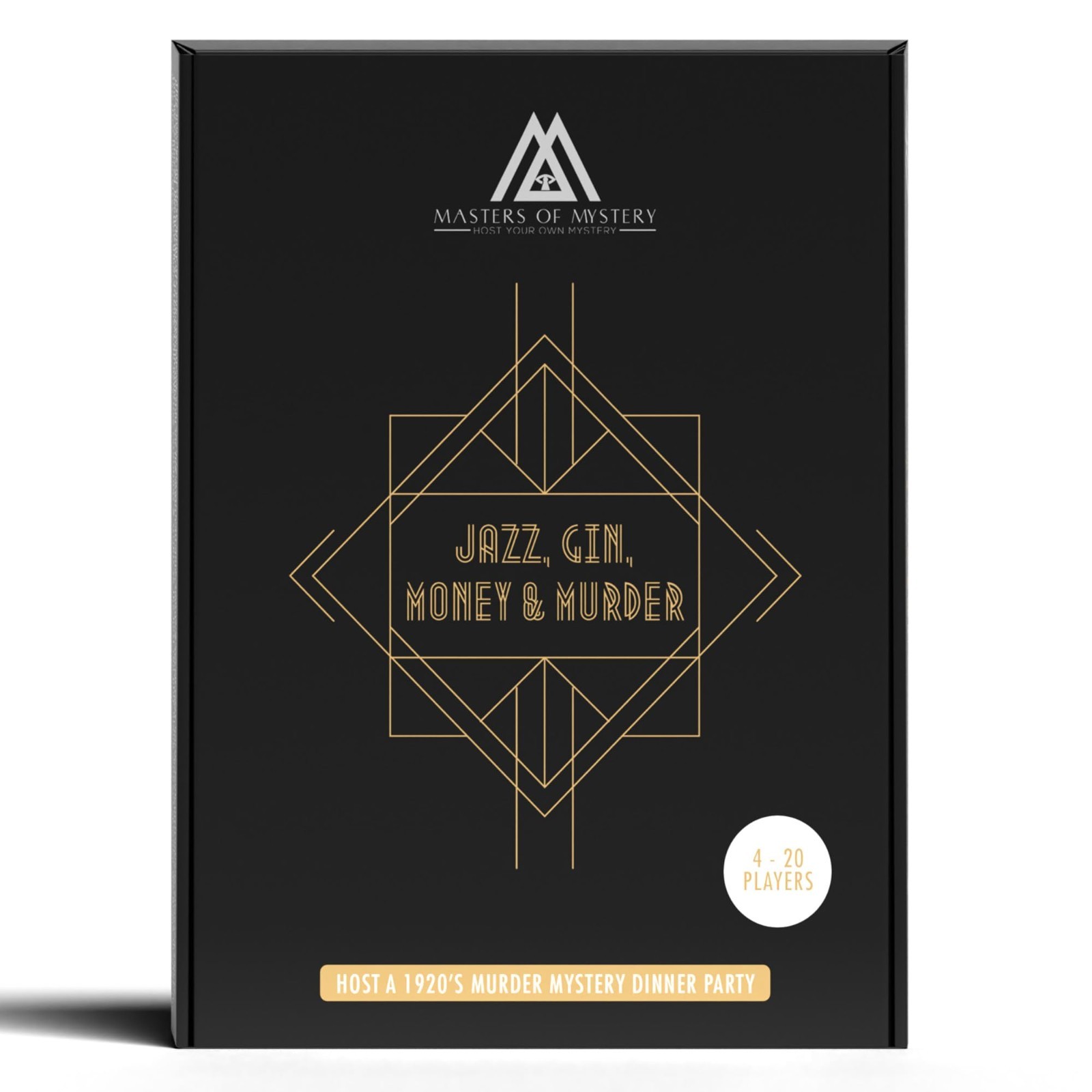 1920s Murder Mystery Dinner Party Game – Roaring 20s Speakeasy Whodunnit for 4-2