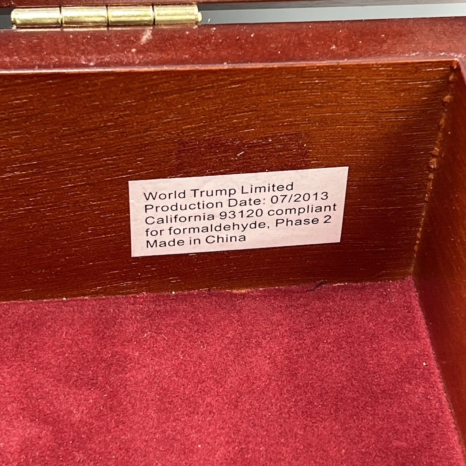 2013 Mah Jongg Playing Set 168 Plastic Tiles “Wooden” Case ~ World Trump LTD