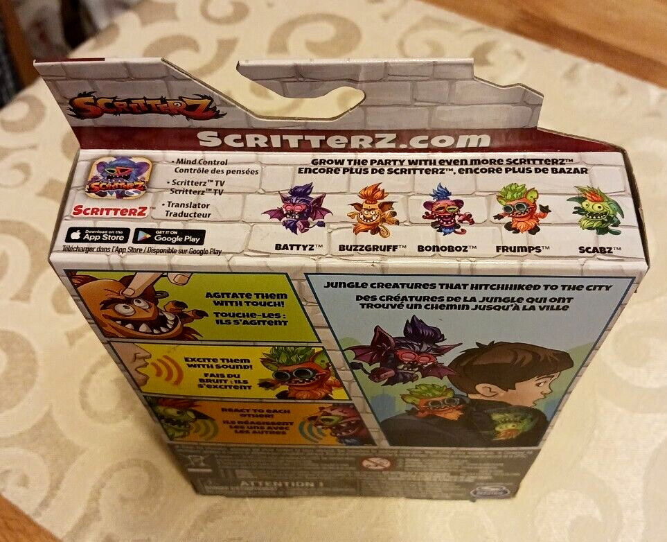 Scritterz Bonoboz Interactive Mini Monster Jungle Creature Toy