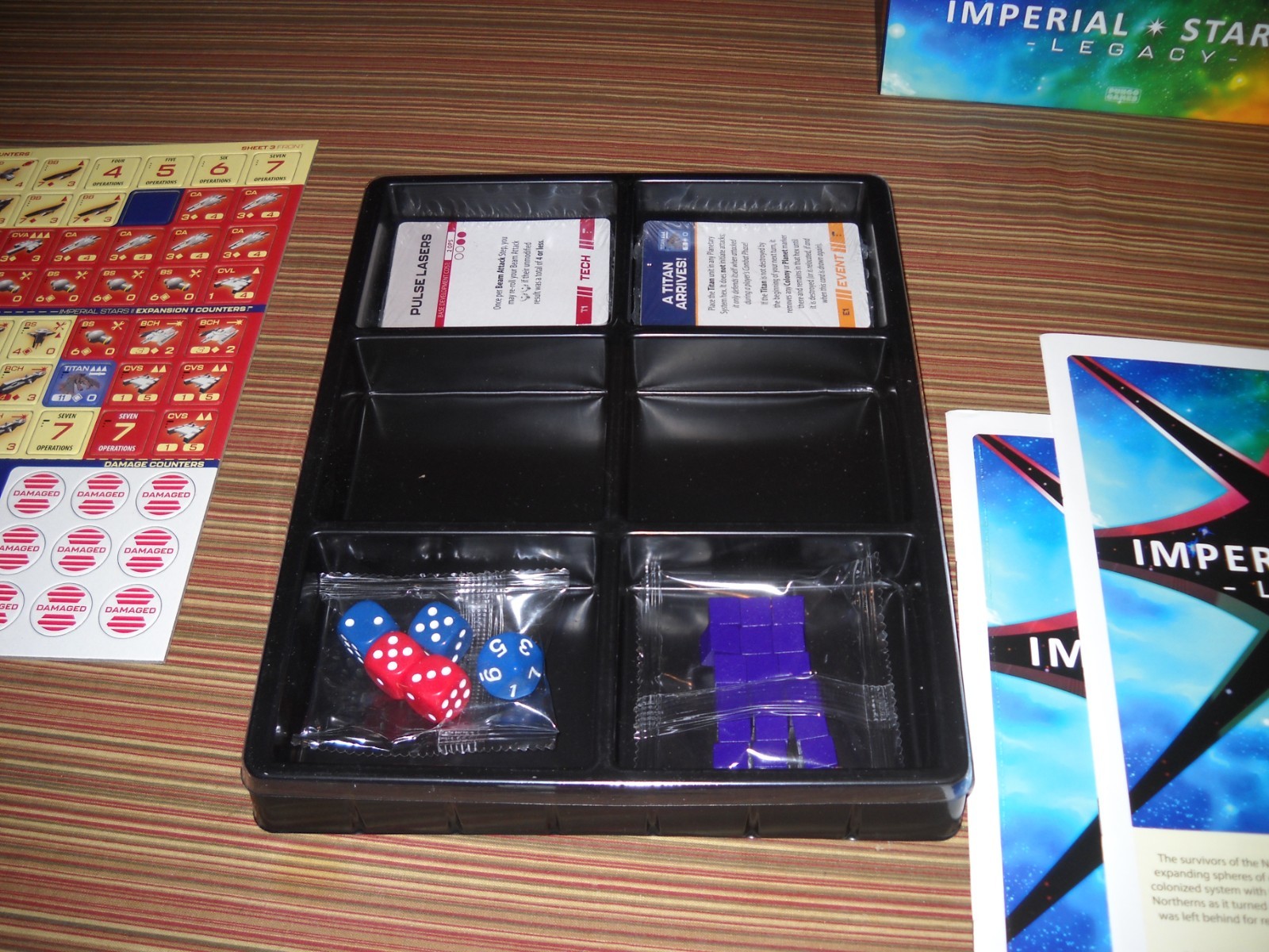 Pungo Games Imperial Stars II: LEGACY NEVER PLAYED Unpunched Sealed Decks