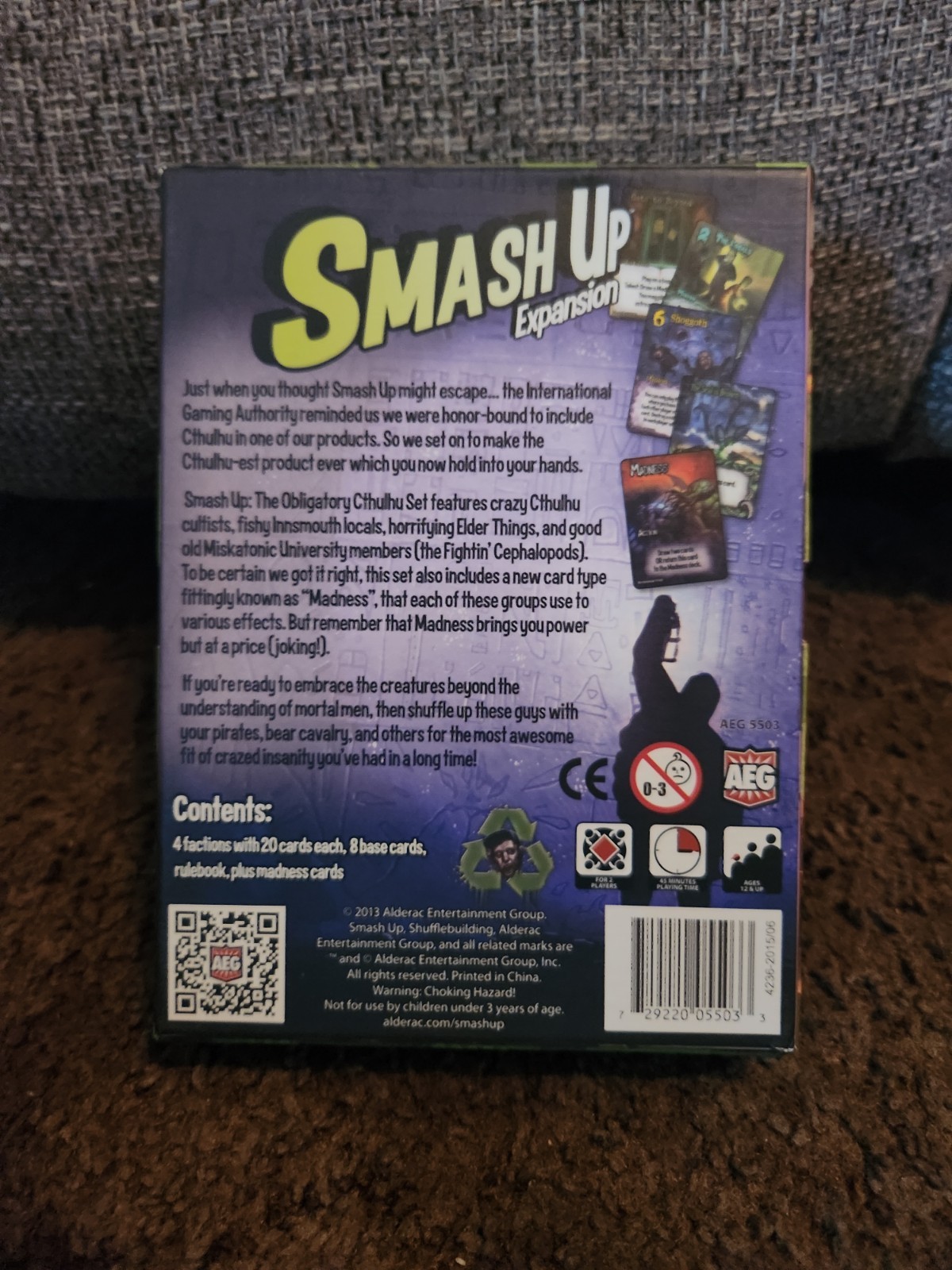 **Open Box But NEW – Smash Up The Obligatory Cthulhu Expansion Game – AEG