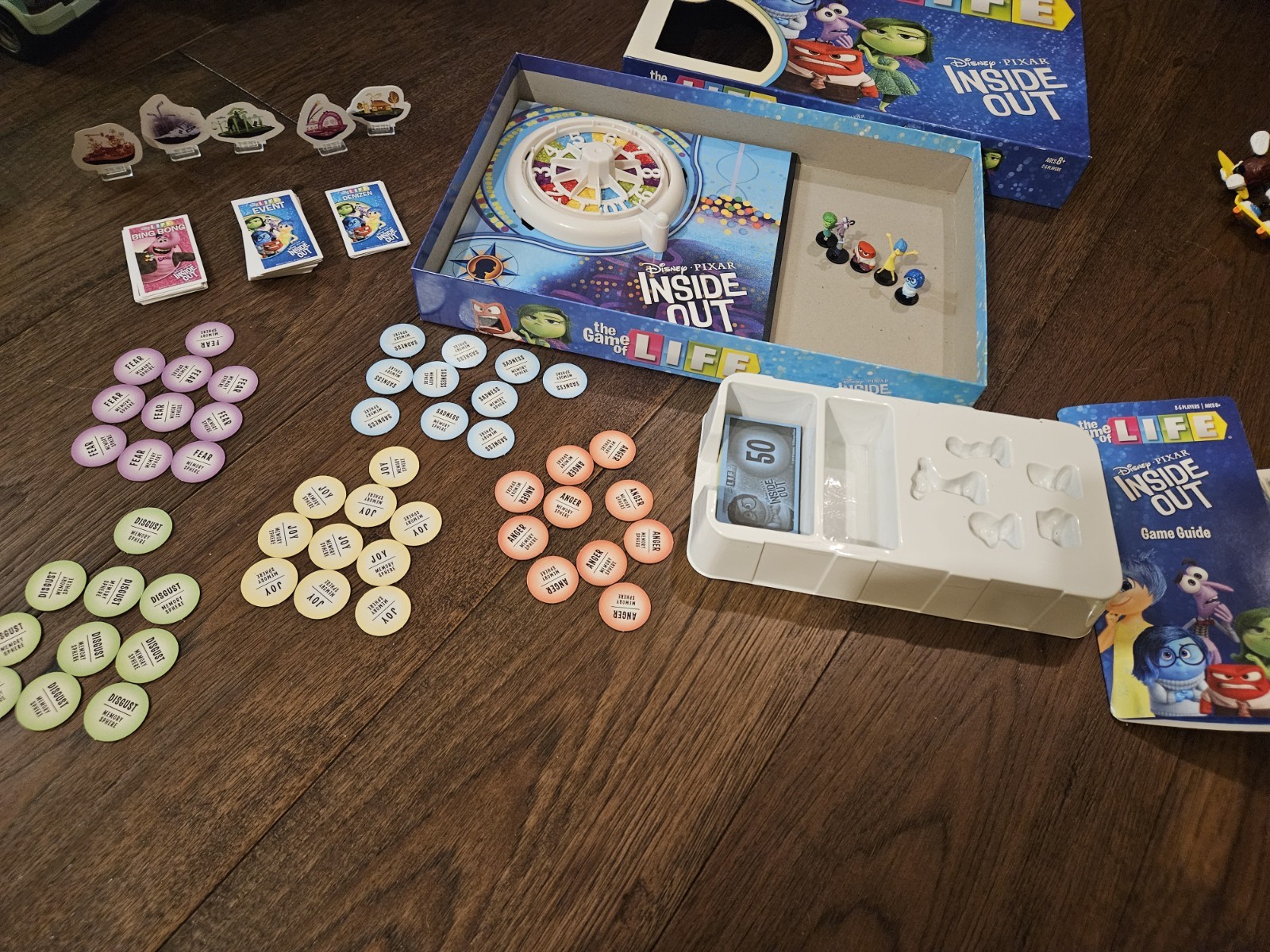 Disney Pixar Inside Out The Game Of Life Board Game Used Condition See Pictures