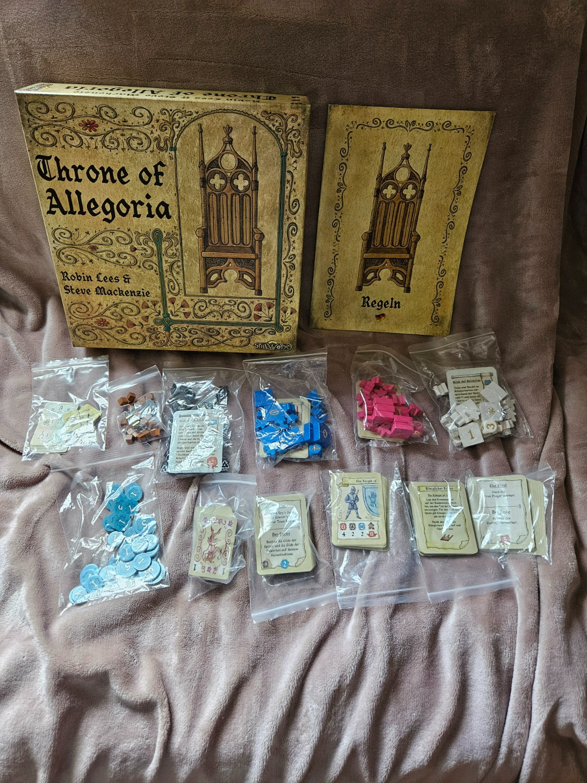 Throne of Allegoria +++ Spielworxx +++ Excellent Condition +++ Unplayed +++ DEU/ENG