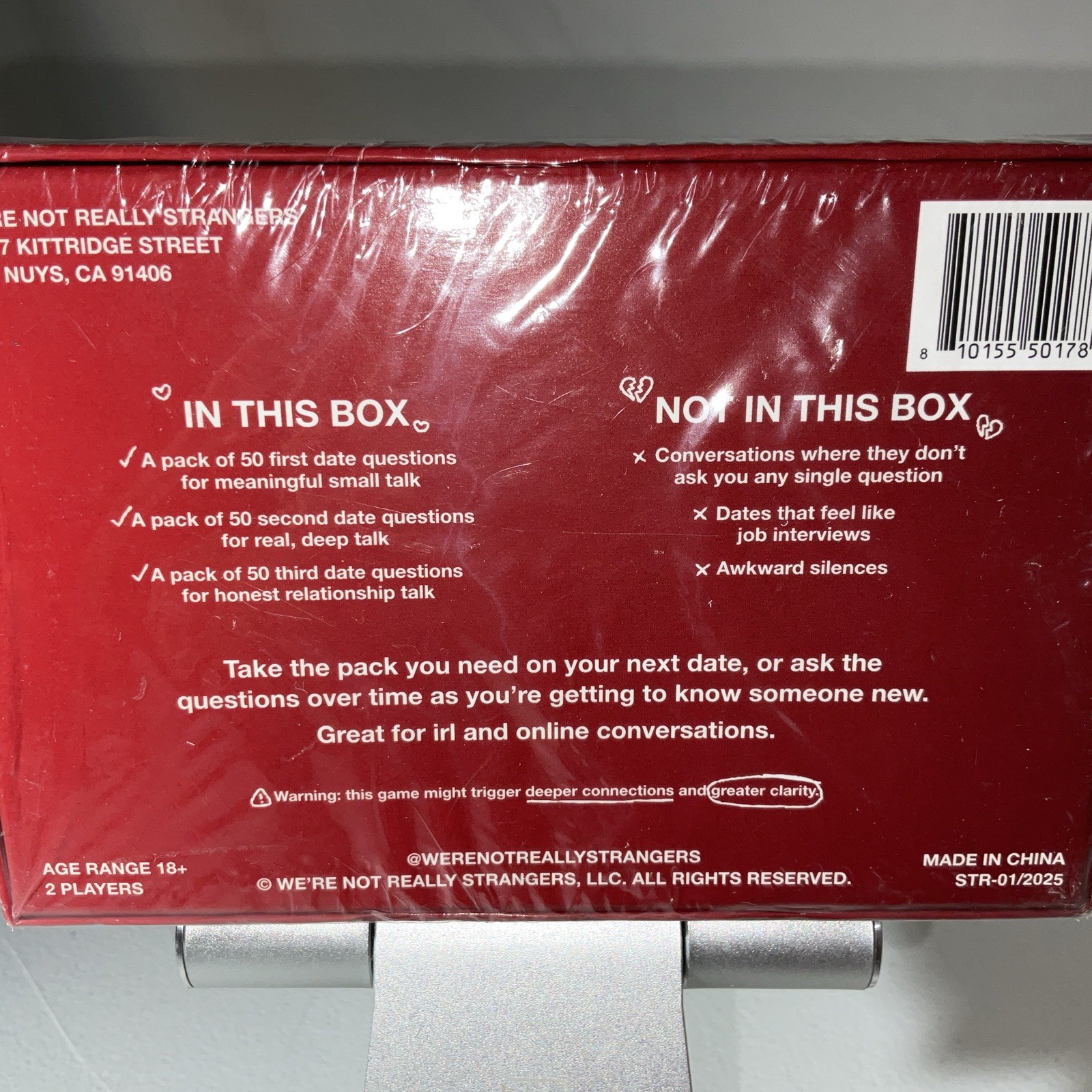 We are Not Really Strangers Dating Survival Kit Card Game NIB sealed New Release