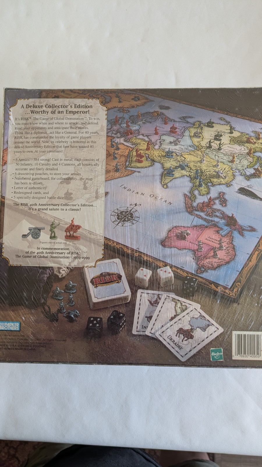 Risk Board Game : Parker Brothers [40th Anniv Collector’s Edition][NIB][SEALED]