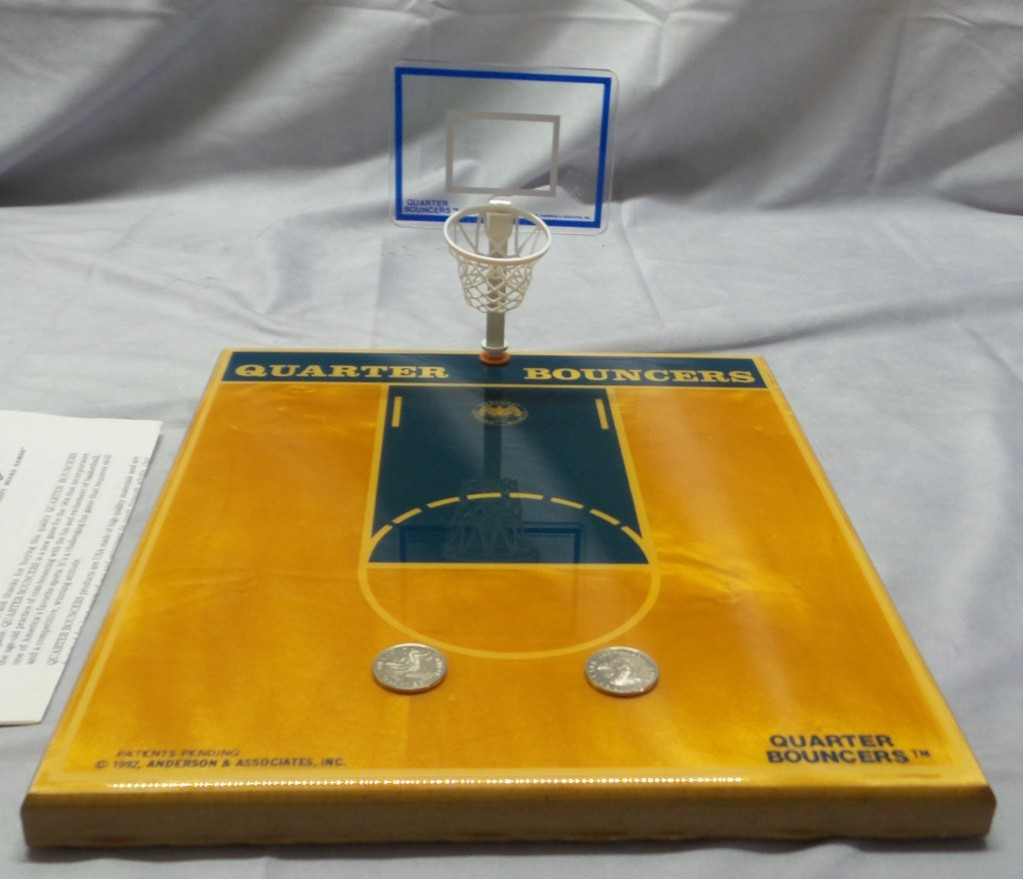 2-Shot Foul Quarter Bouncers coin game Basketball half-court MANCAVE-USED (READ)