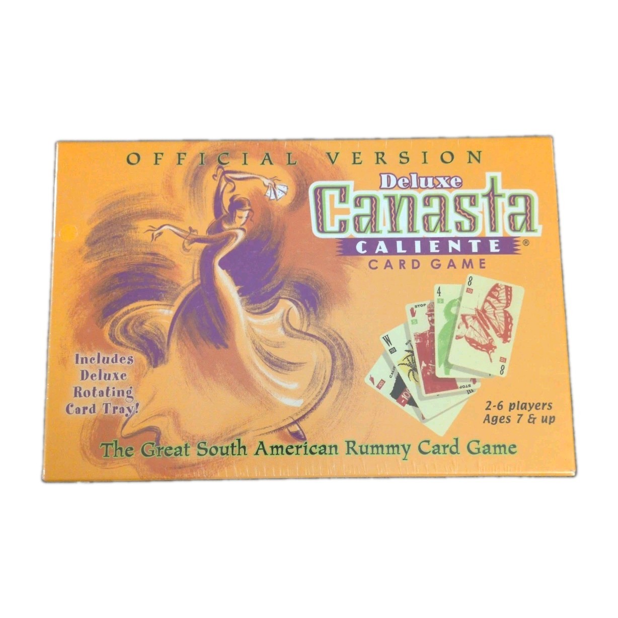 Winning Moves Deluxe Canasta Card Game w/ Rotating Tray NEW Sealed 2003 Complete